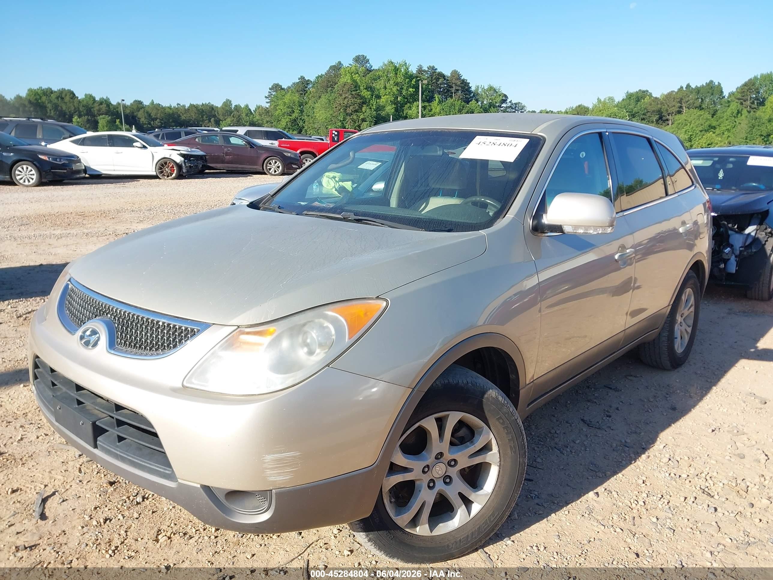 2008 Hyundai Veracruz Gls/limited/se Tan vin: KM8NU13C18U076848