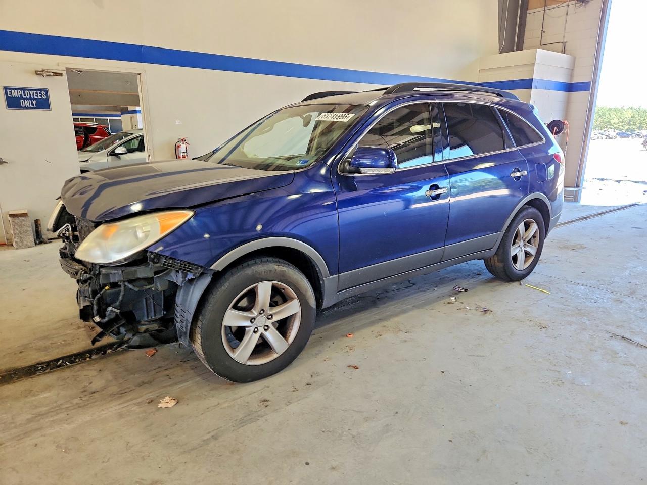 2007 Hyundai Veracruz Gls Синий vin: KM8NU13C27U023641