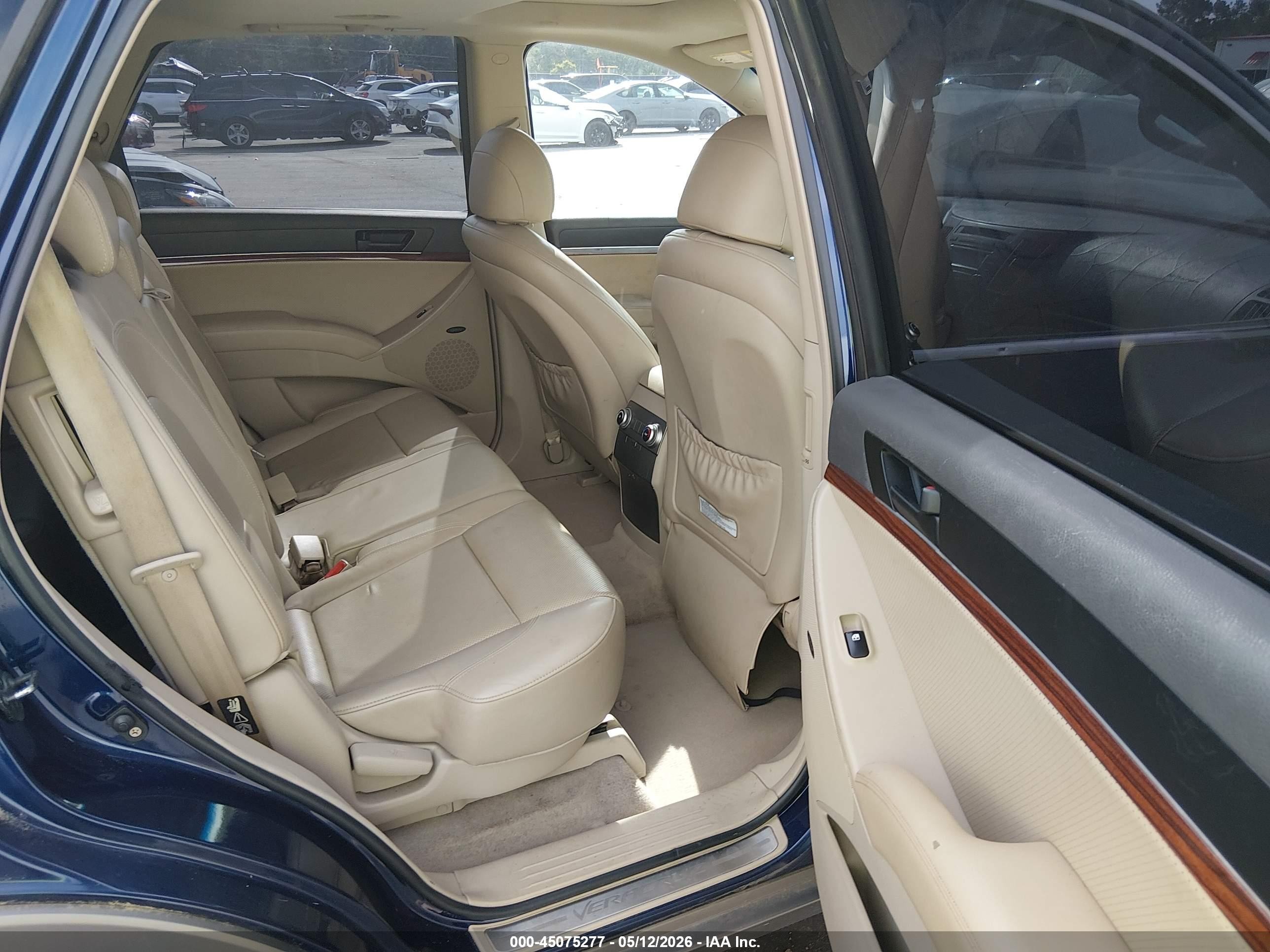 2007 Hyundai Veracruz Gls/limited/se Blue vin: KM8NU13C37U016679