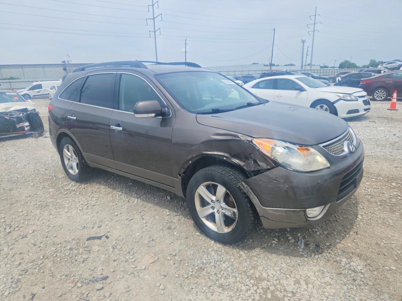2008 Hyundai Veracruz Gls Gray vin: KM8NU13C38U074194