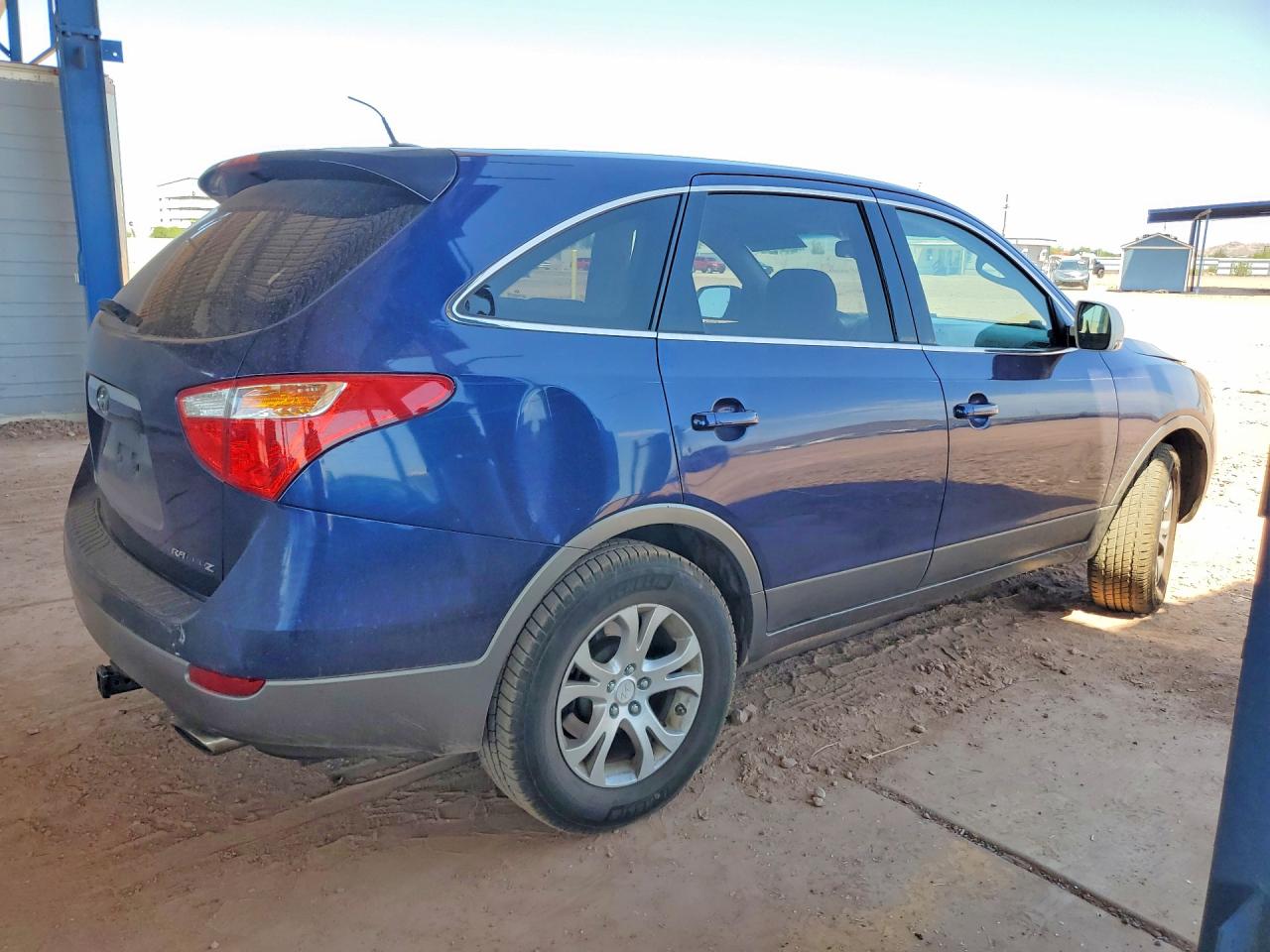 2007 Hyundai Veracruz Gls Blue vin: KM8NU13C47U017601