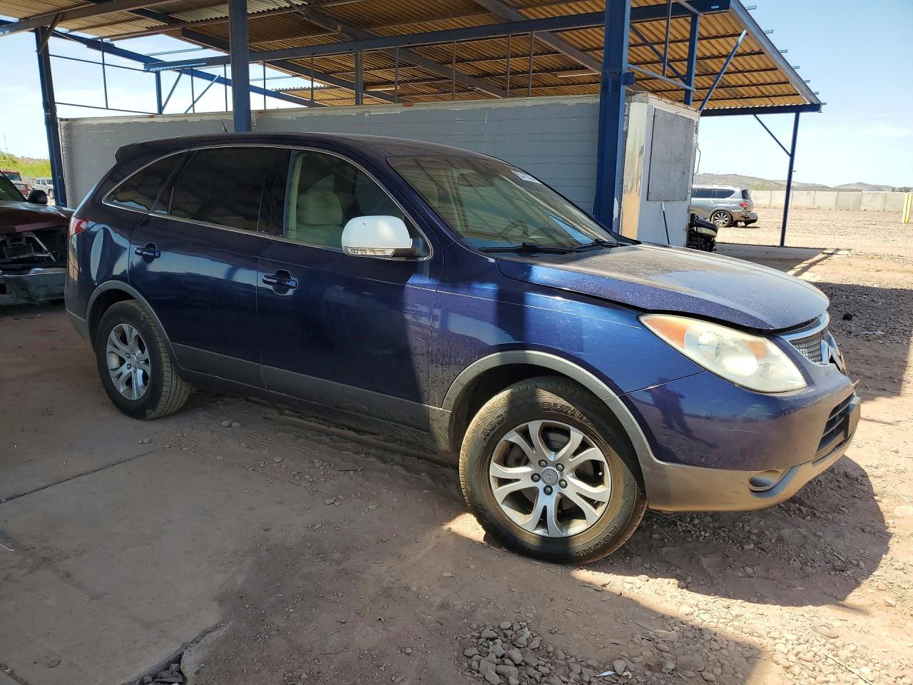 2007 Hyundai Veracruz Gls Blue vin: KM8NU13C47U017601
