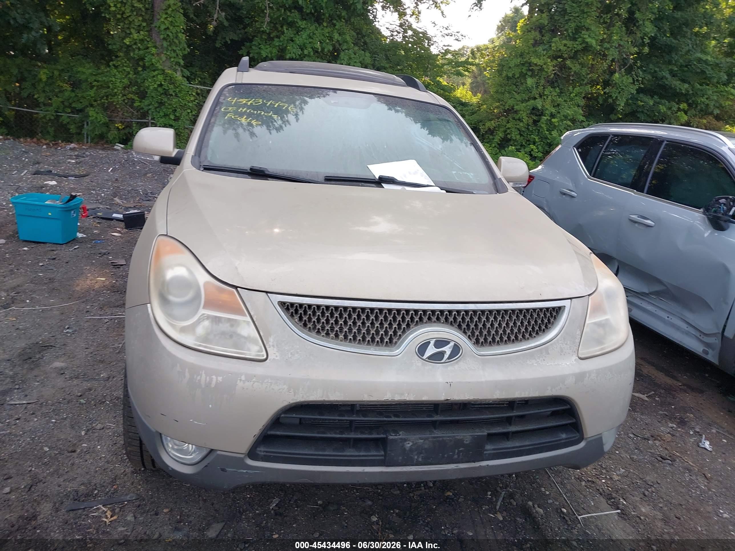 2008 Hyundai Veracruz Gls/limited/se Beige vin: KM8NU13C48U062006