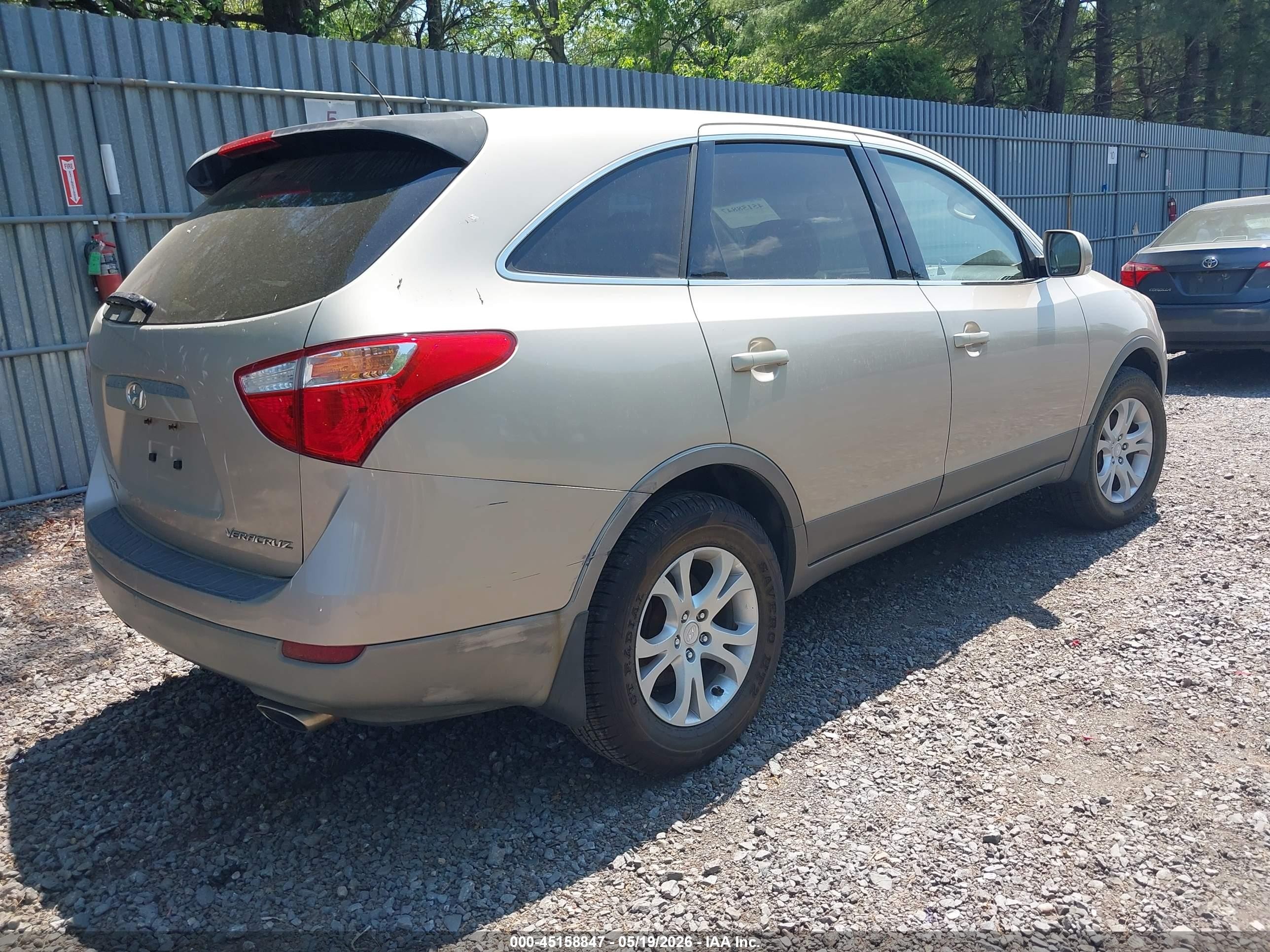 2008 Hyundai Veracruz Gls/limited/se Tan vin: KM8NU13C48U072907