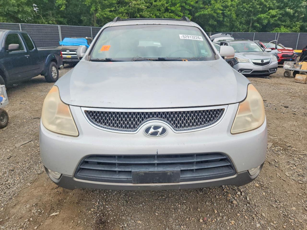 2007 Hyundai Veracruz Gls Silver vin: KM8NU13C57U022757