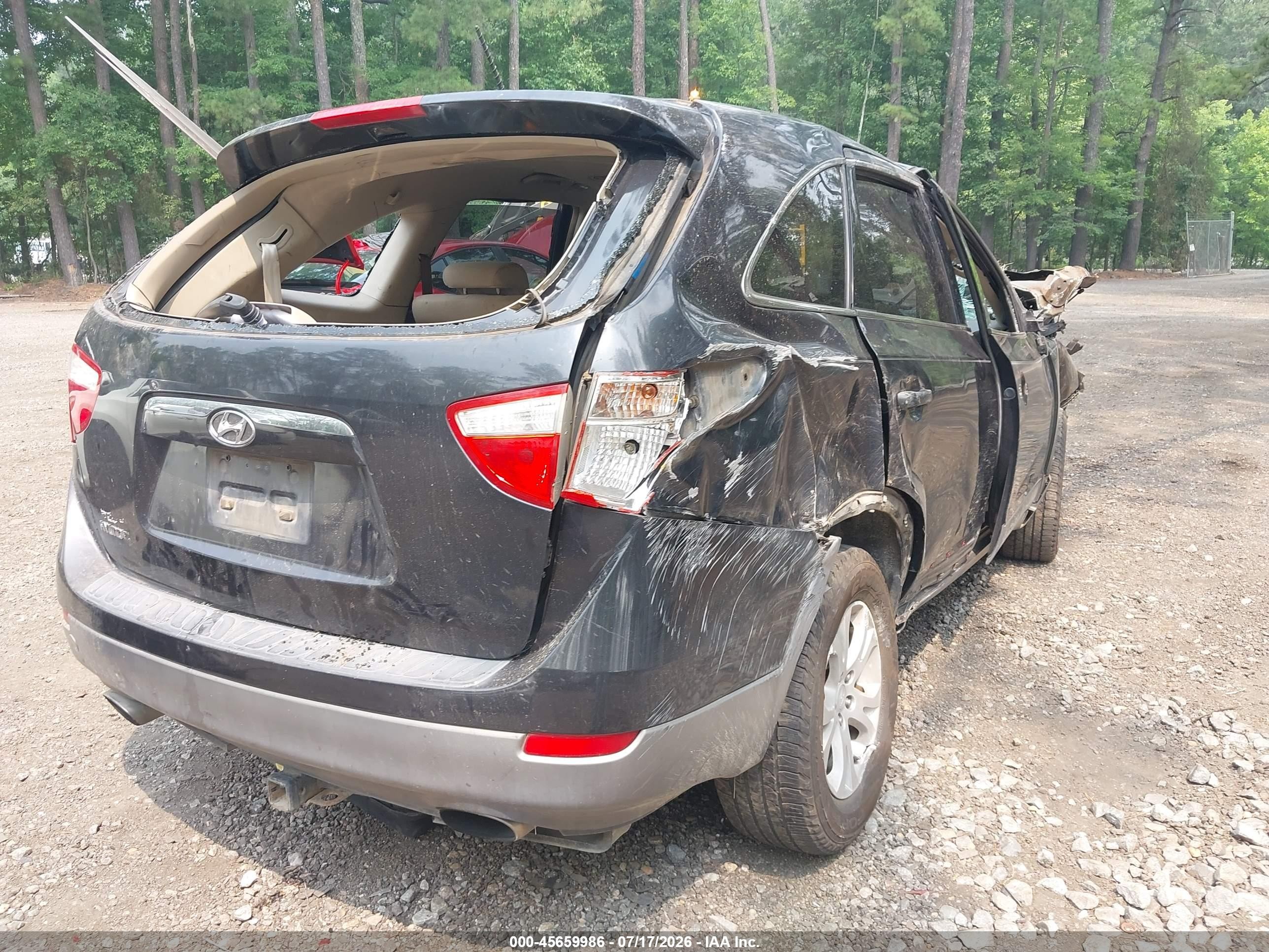 2008 Hyundai Veracruz Gls/limited/se Gray vin: KM8NU13C58U034845