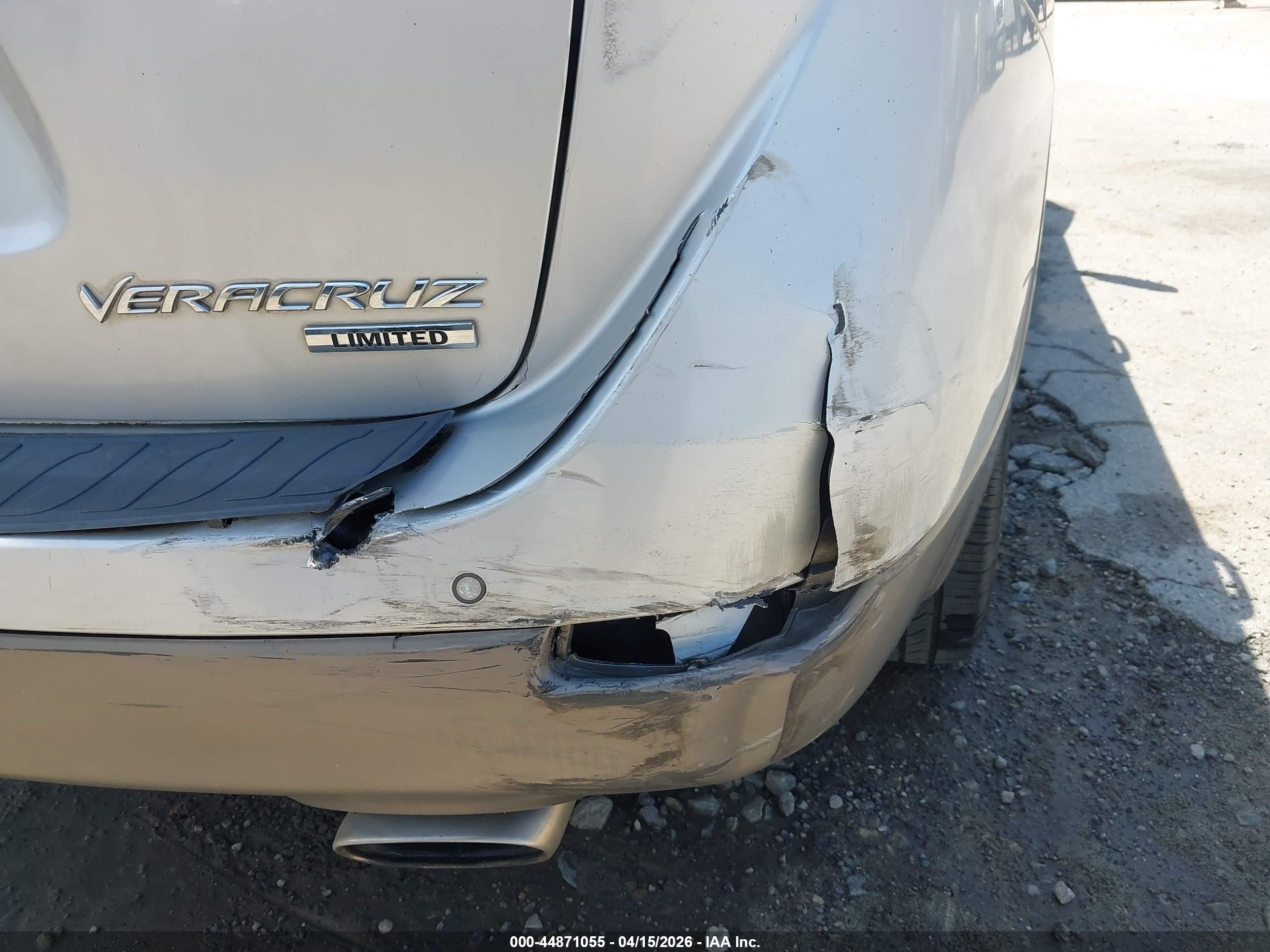 2009 Hyundai Veracruz Limited Серебряный vin: KM8NU13C59U081648