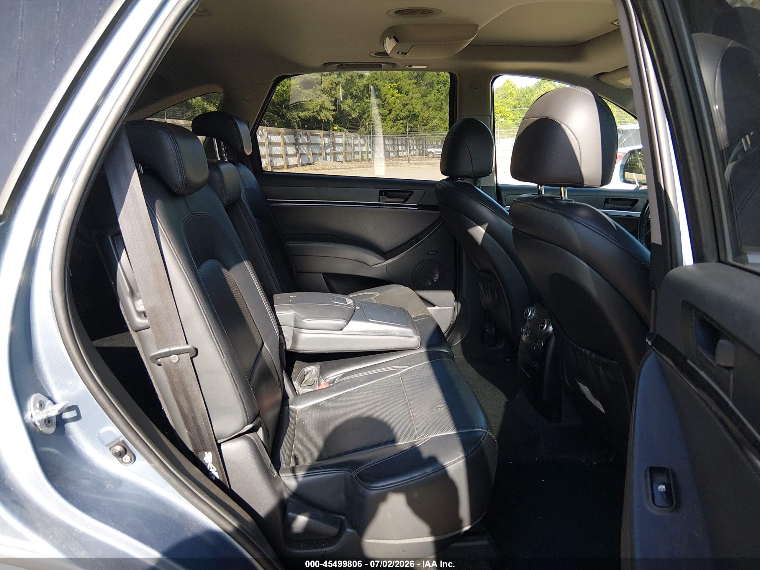 2007 Hyundai Veracruz Gls/limited/se Blue vin: KM8NU13C67U023982
