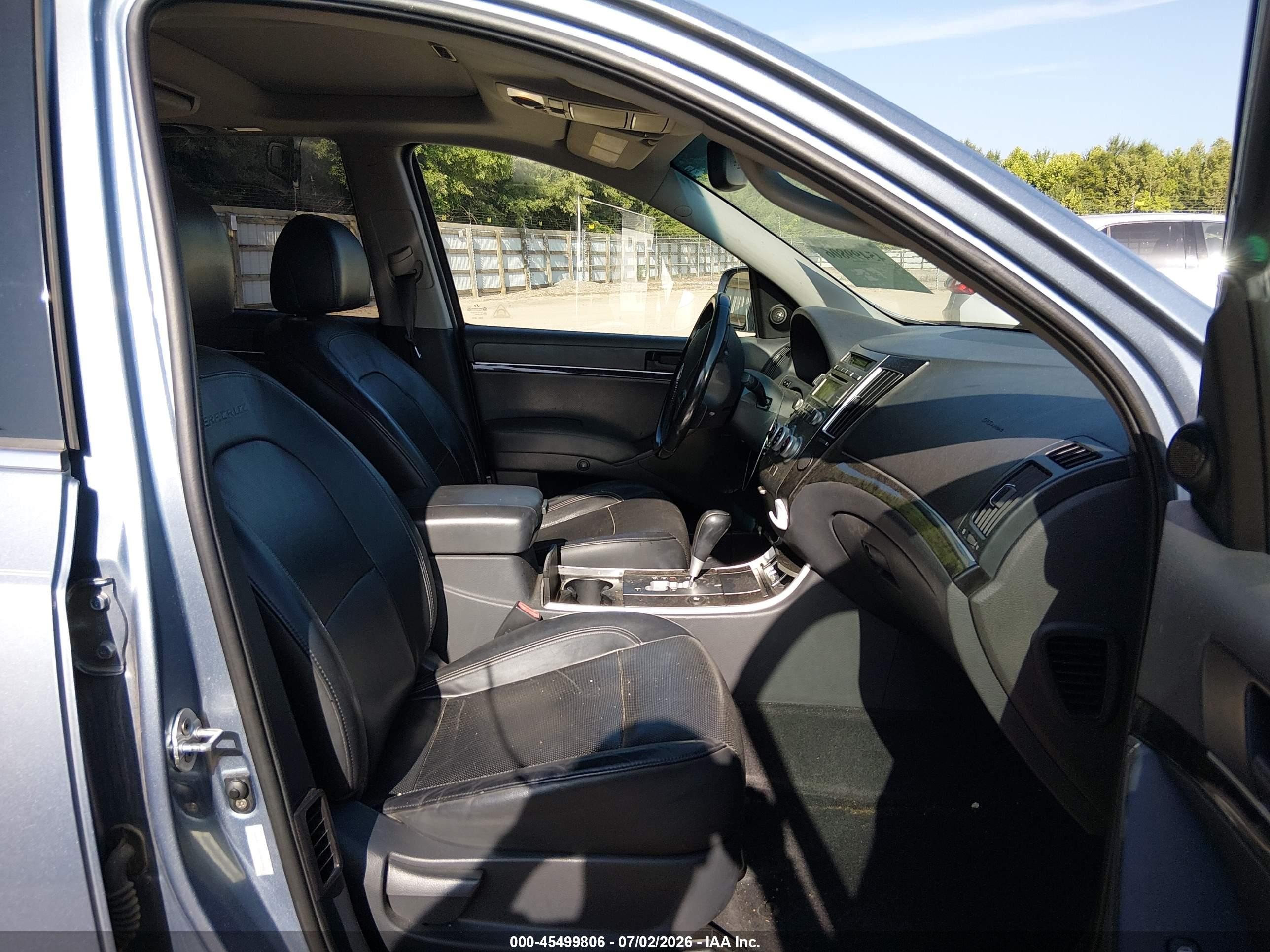 2007 Hyundai Veracruz Gls/limited/se Blue vin: KM8NU13C67U023982