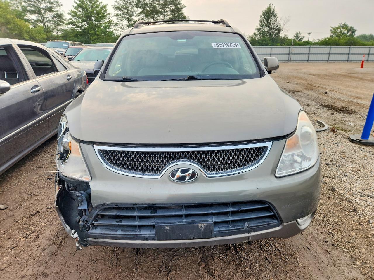 2008 Hyundai Veracruz Gls Silver vin: KM8NU13C68U036216