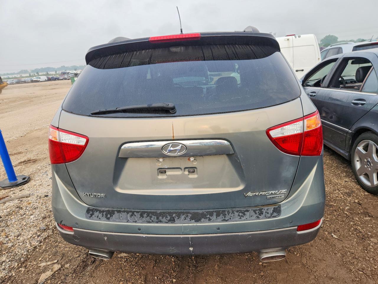2008 Hyundai Veracruz Gls Silver vin: KM8NU13C68U036216