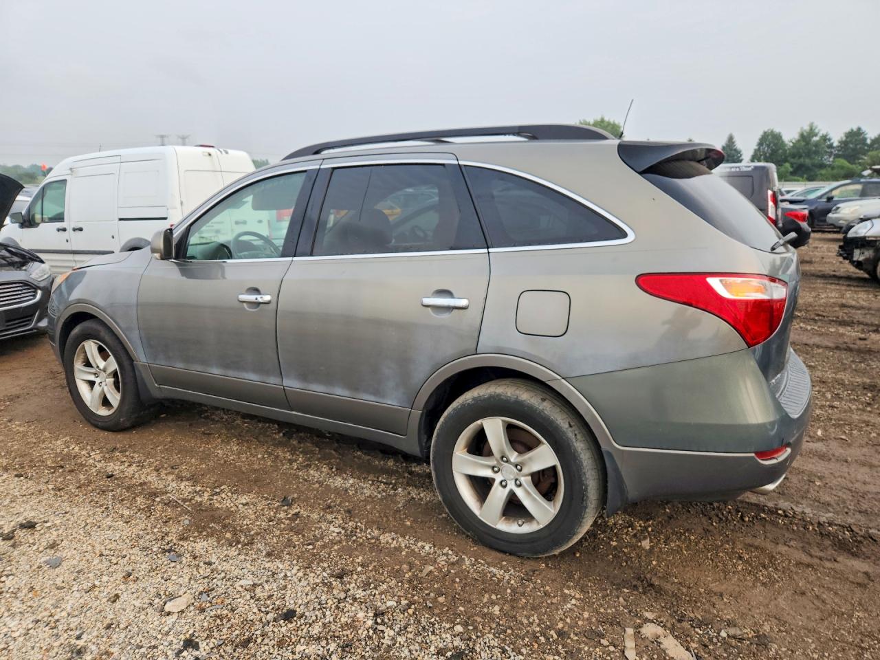 2008 Hyundai Veracruz Gls Silver vin: KM8NU13C68U036216