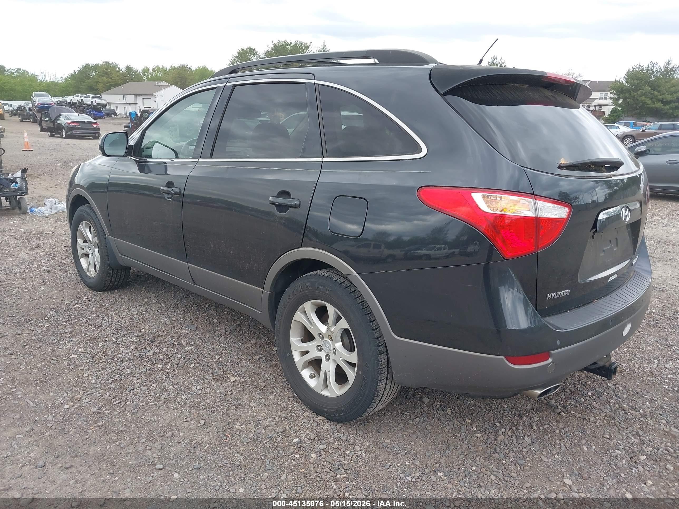 2009 Hyundai Veracruz Gls Dark Blue vin: KM8NU13C69U079603