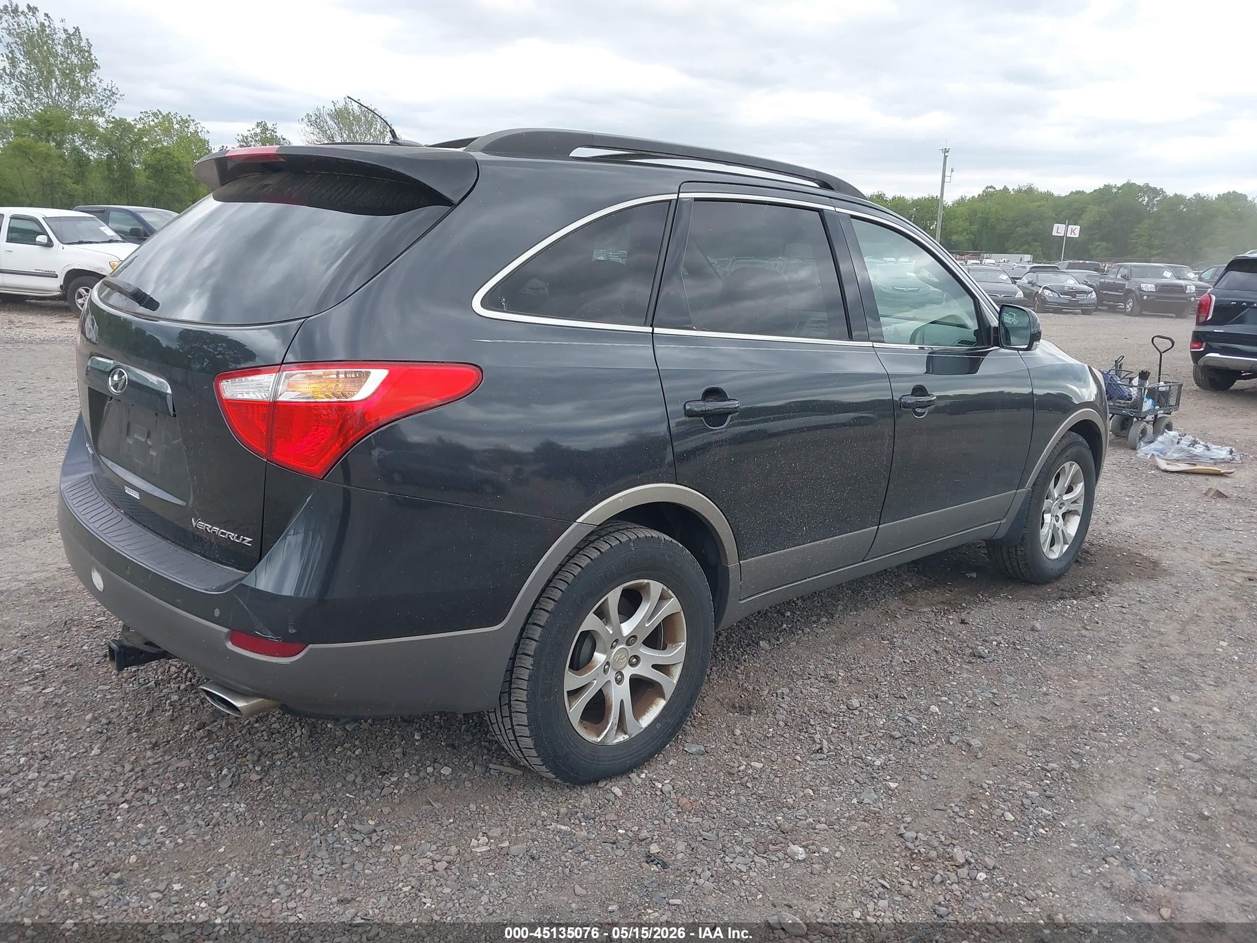 2009 Hyundai Veracruz Gls Dark Blue vin: KM8NU13C69U079603