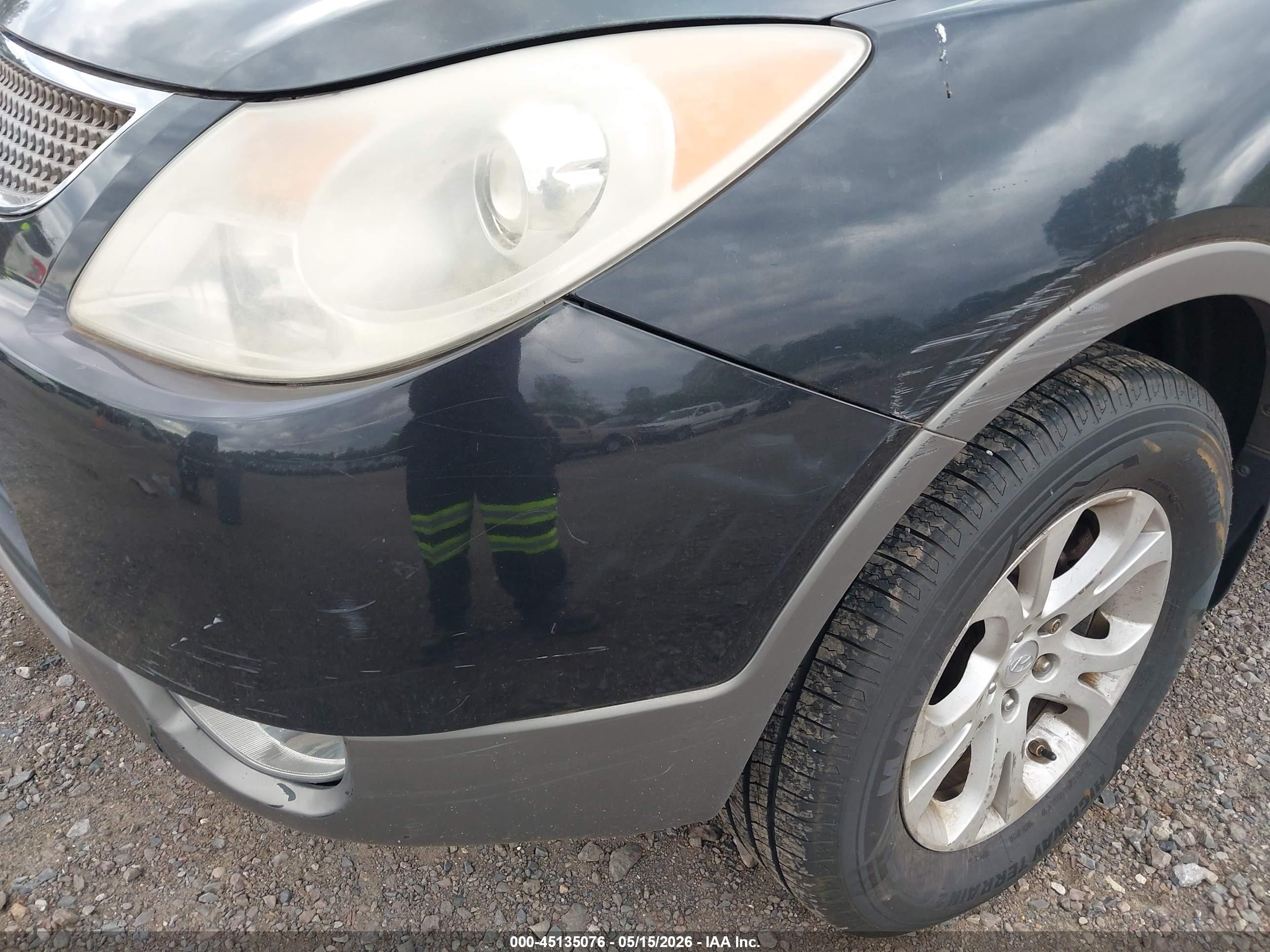 2009 Hyundai Veracruz Gls Dark Blue vin: KM8NU13C69U079603