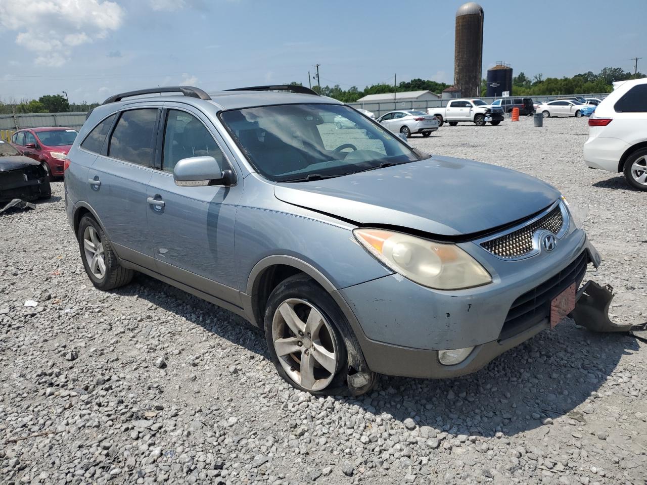 2008 Hyundai Veracruz Gls Серебряный vin: KM8NU13C78U069421