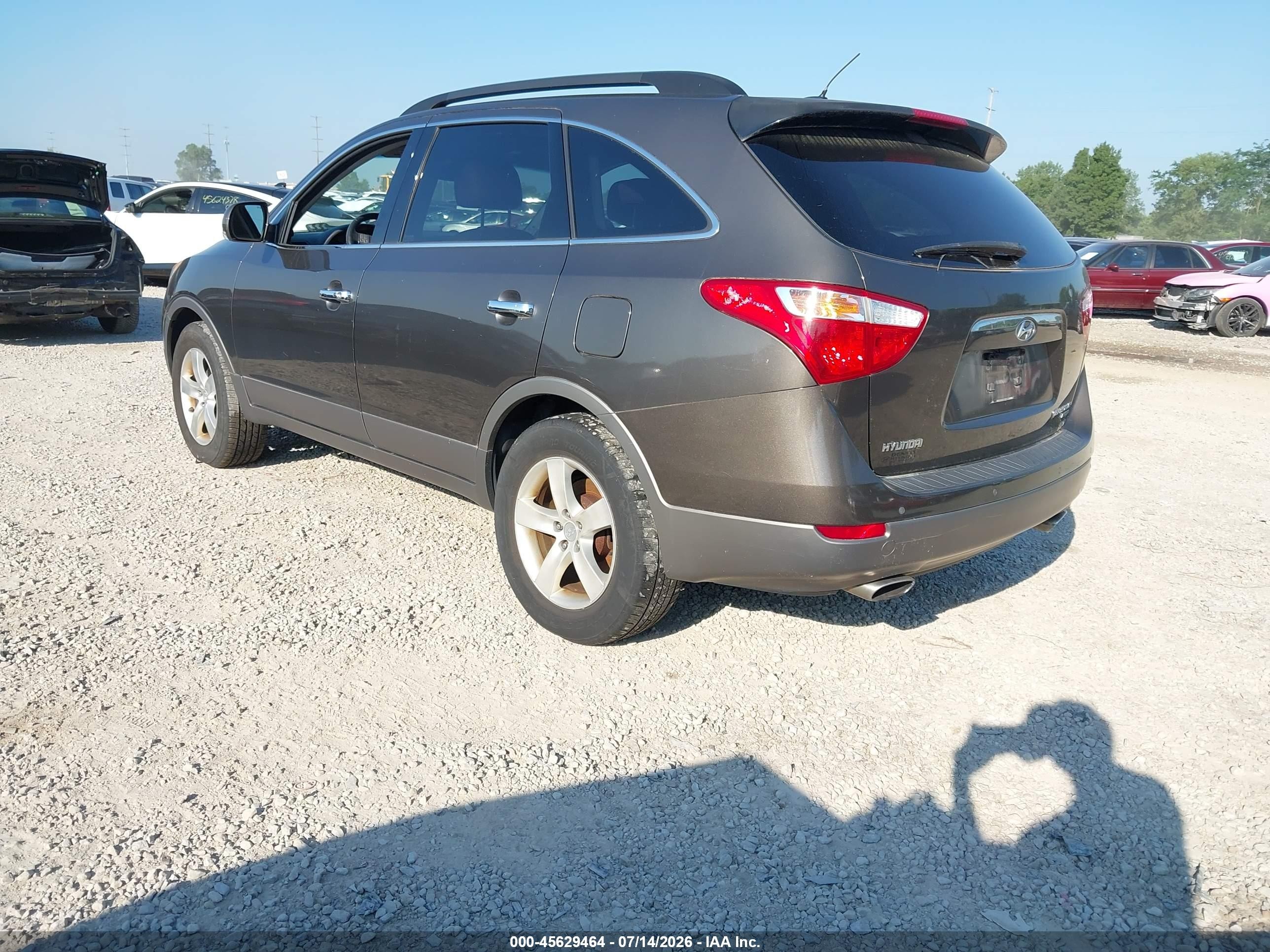 2008 Hyundai Veracruz Gls/limited/se Серый vin: KM8NU13C78U074828