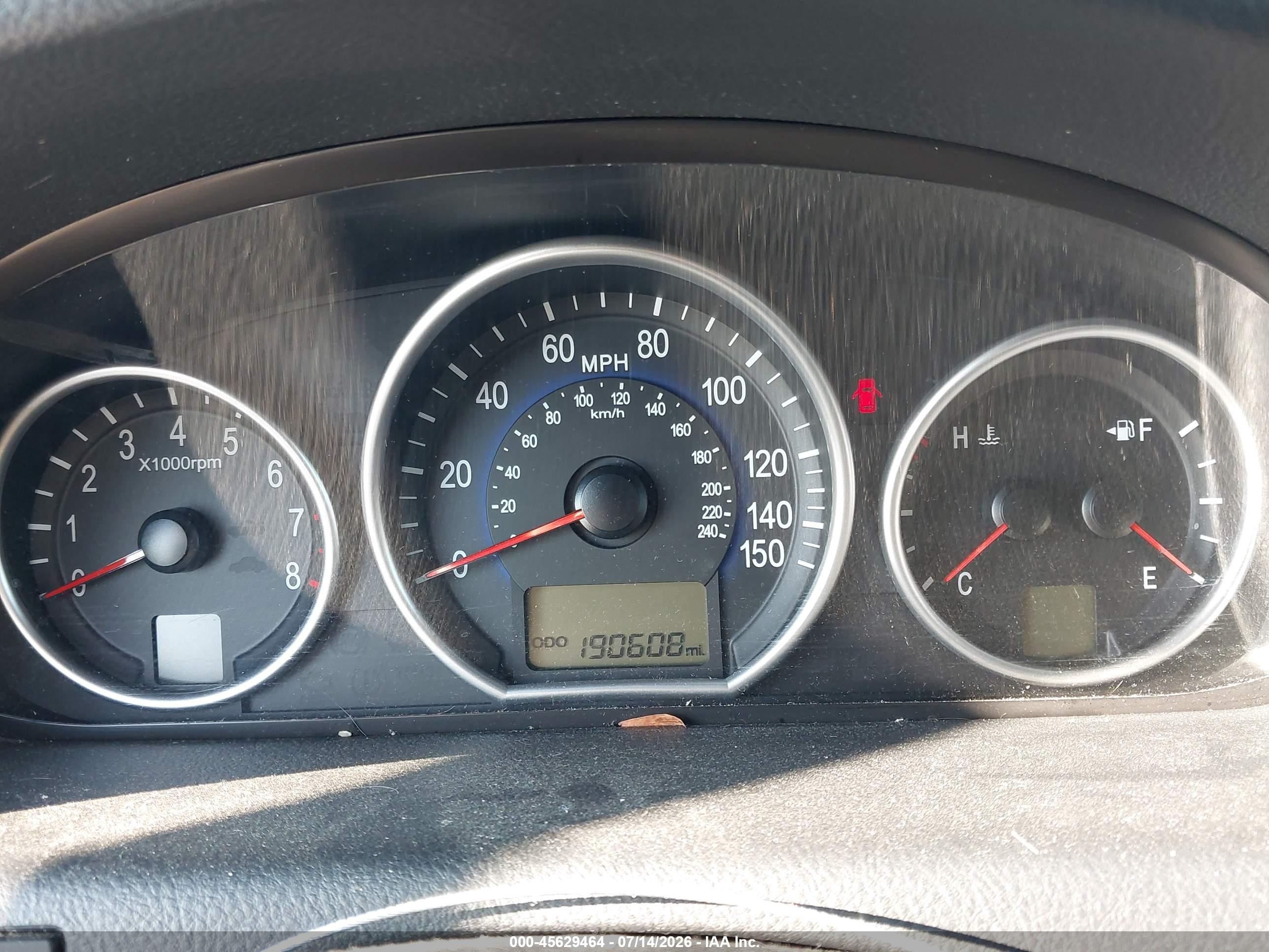 2008 Hyundai Veracruz Gls/limited/se Серый vin: KM8NU13C78U074828