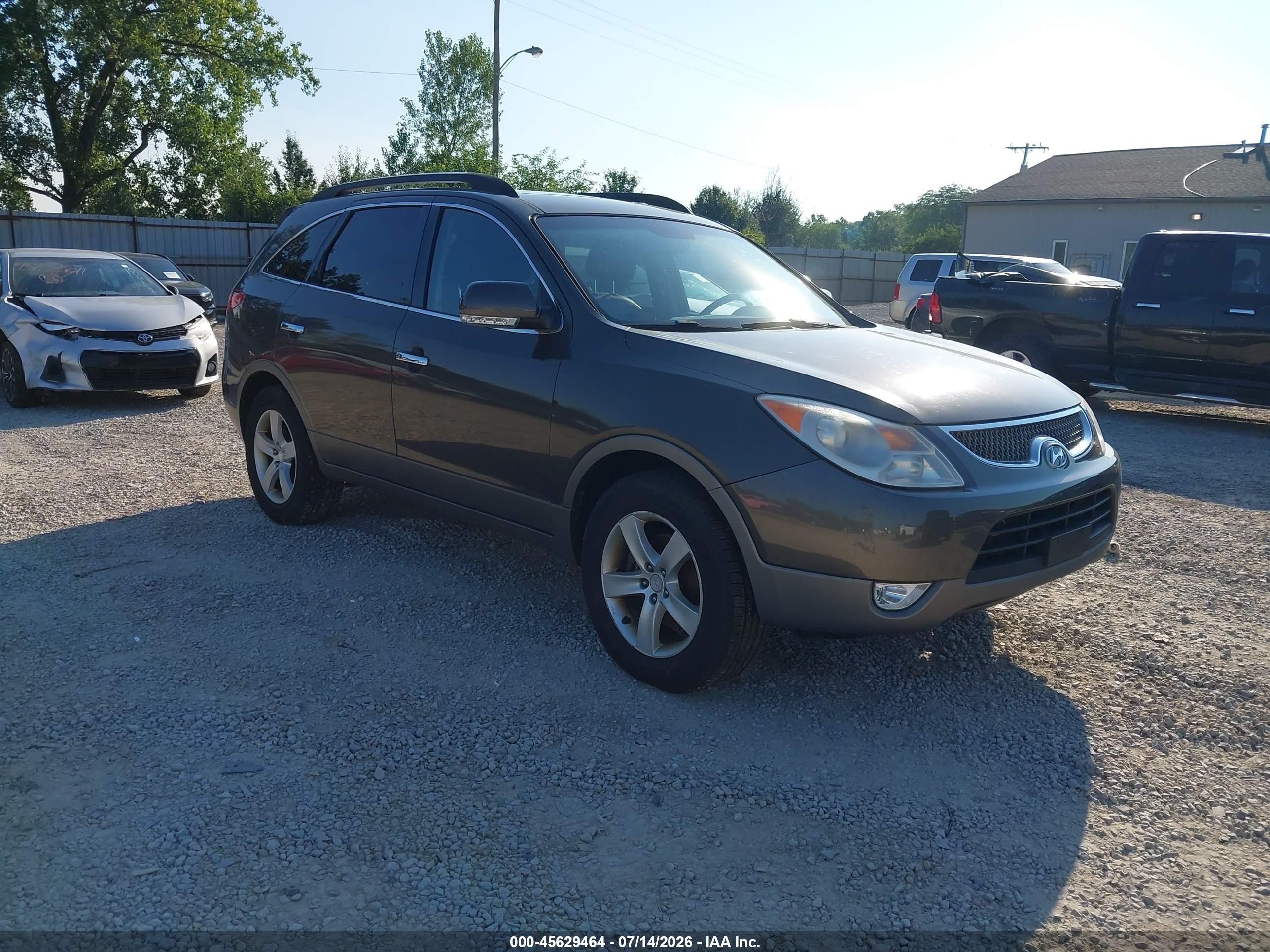 2008 Hyundai Veracruz Gls/limited/se Серый vin: KM8NU13C78U074828