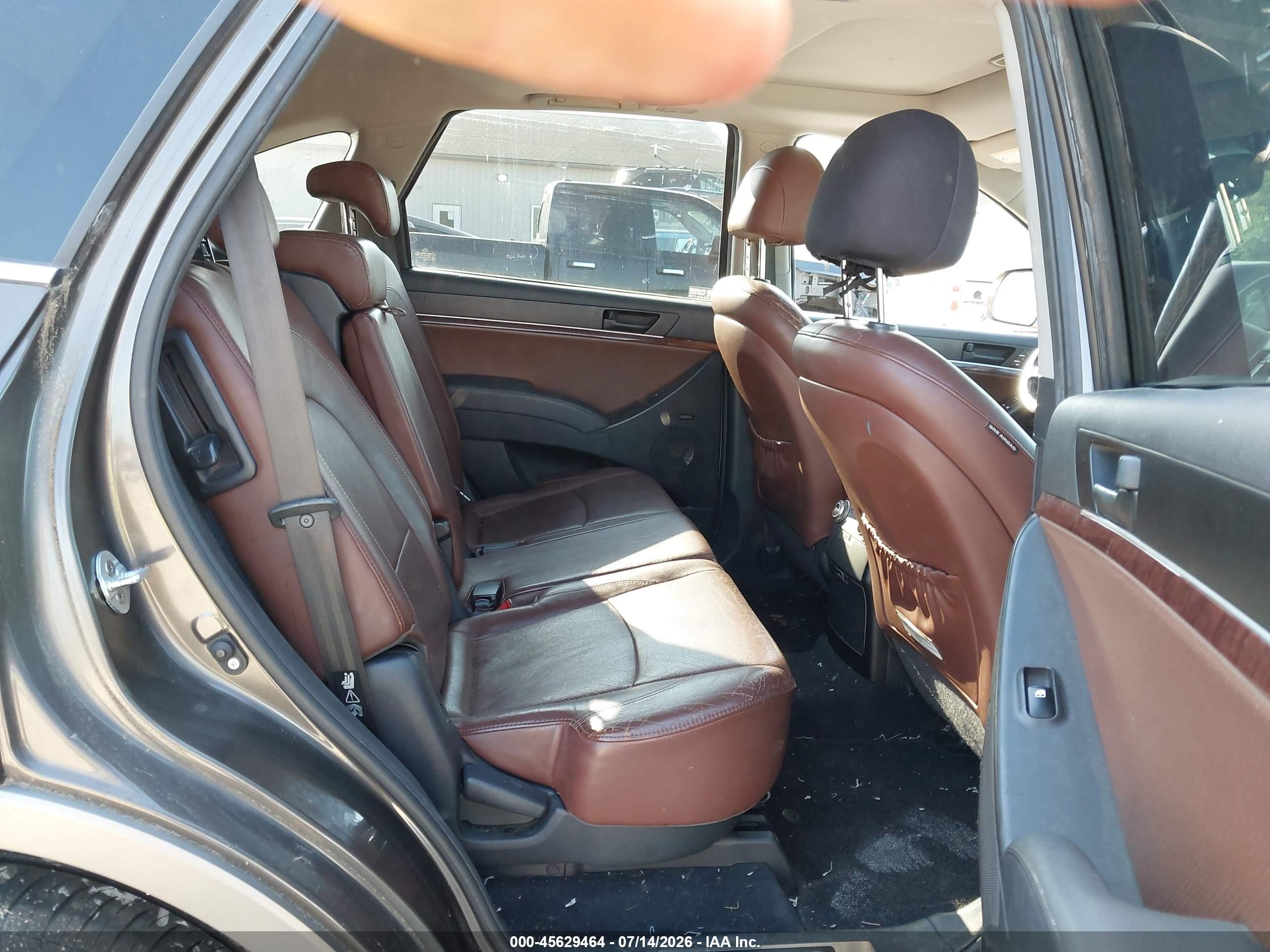 2008 Hyundai Veracruz Gls/limited/se Серый vin: KM8NU13C78U074828