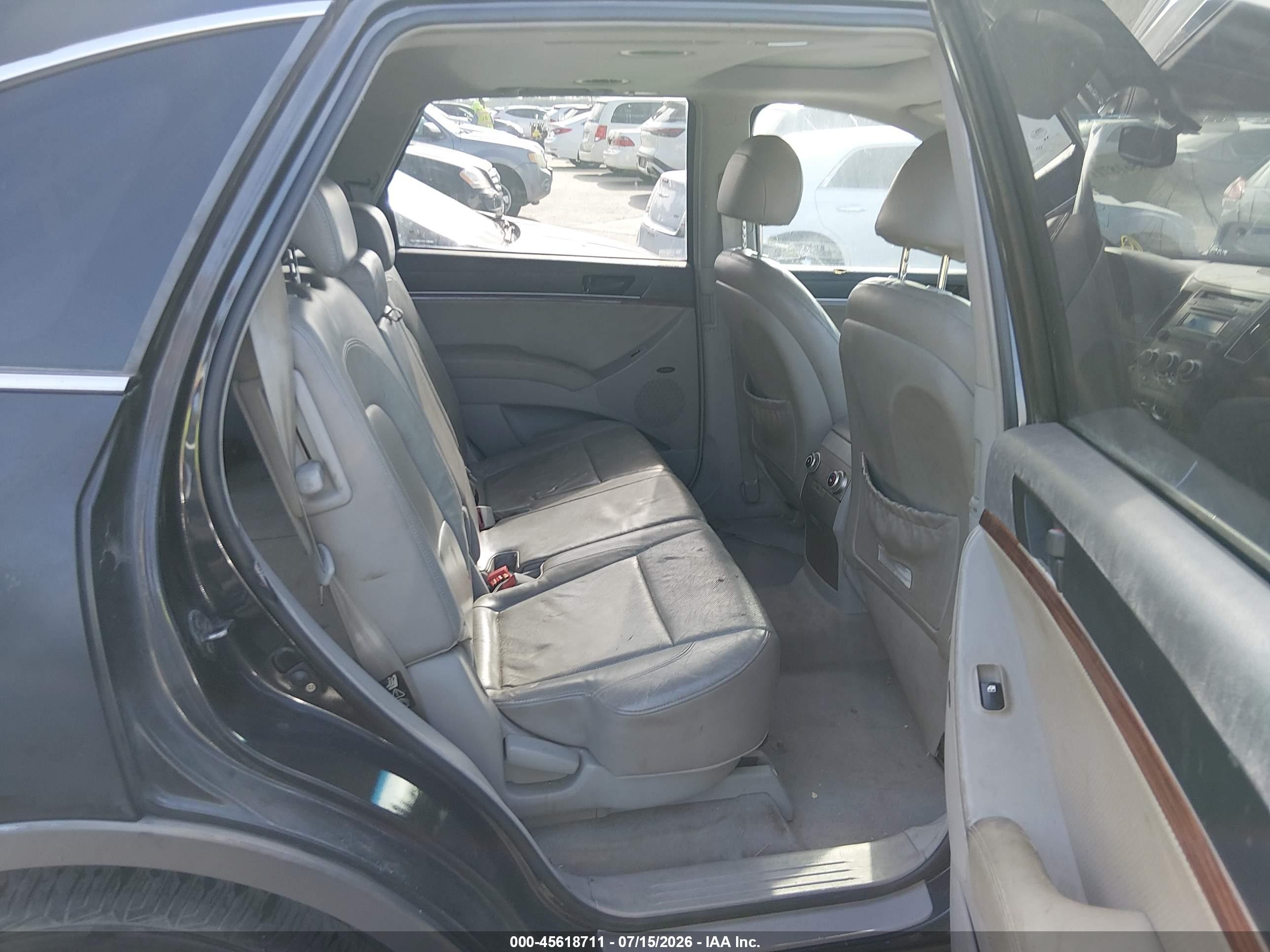 2007 Hyundai Veracruz Gls/limited/se Black vin: KM8NU13C87U007363