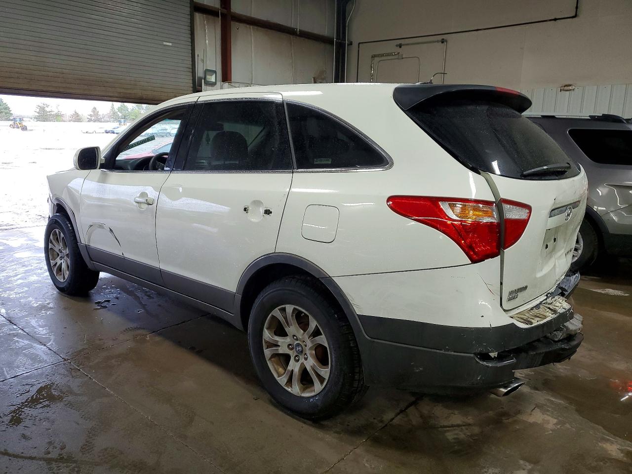 2008 Hyundai Veracruz Gls White vin: KM8NU13C88U030434