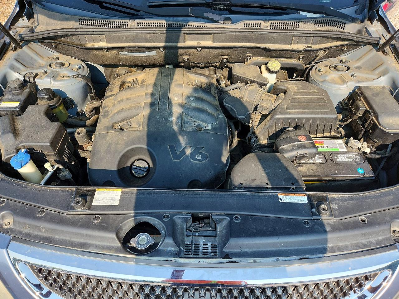 2008 Hyundai Veracruz Gls Gray vin: KM8NU13C88U034659