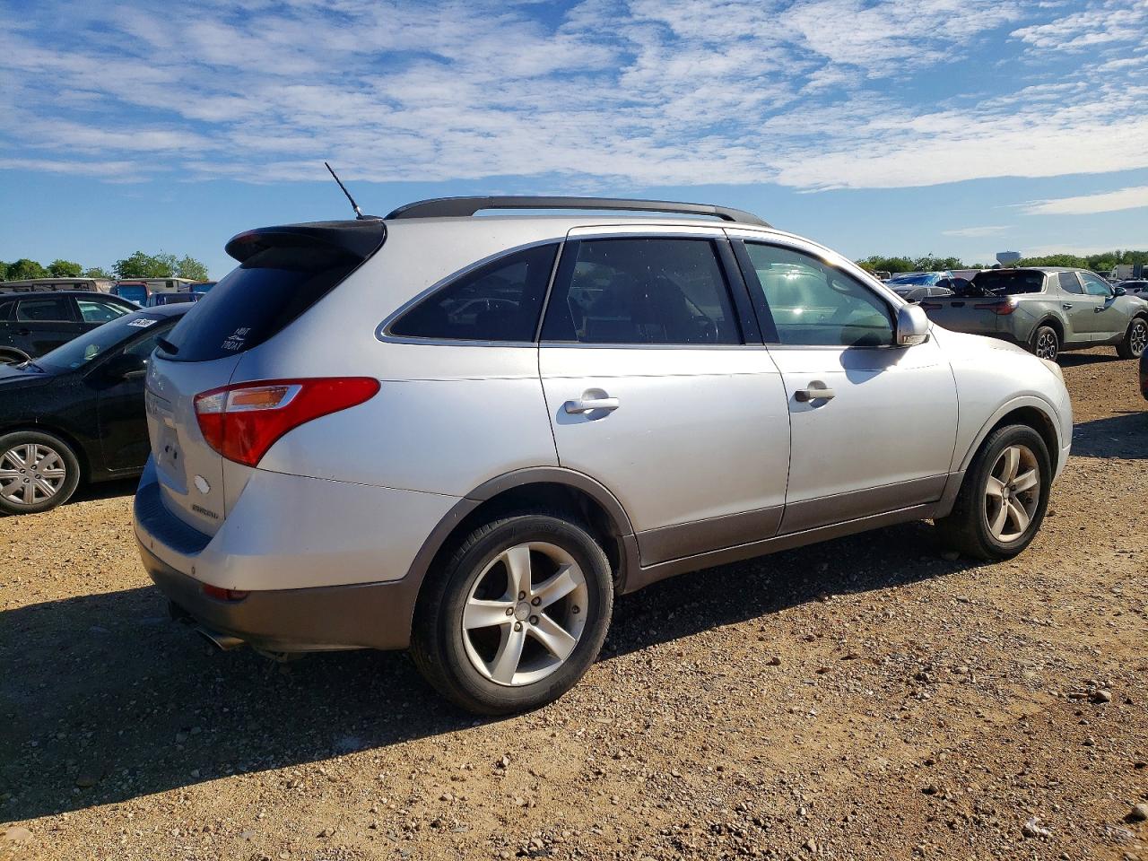 2007 Hyundai Veracruz Gls Silver vin: KM8NU13C97U005752