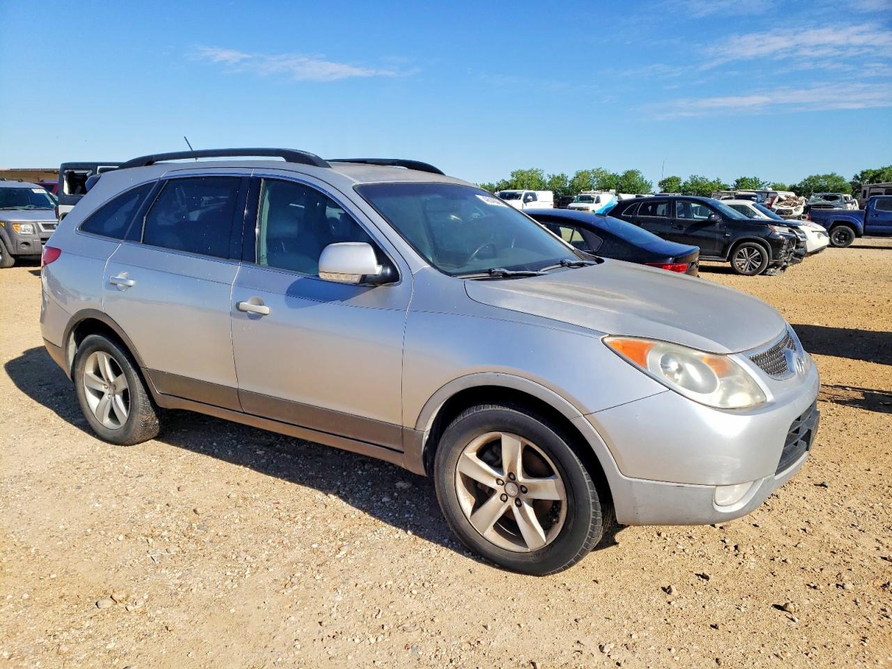 2007 Hyundai Veracruz Gls Silver vin: KM8NU13C97U005752