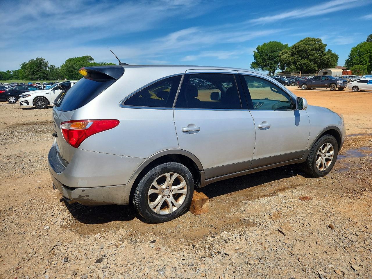 2007 Hyundai Veracruz Gls Silver vin: KM8NU13C97U013737