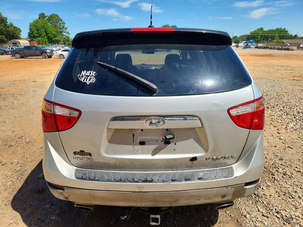 2007 Hyundai Veracruz Gls Silver vin: KM8NU13C97U013737