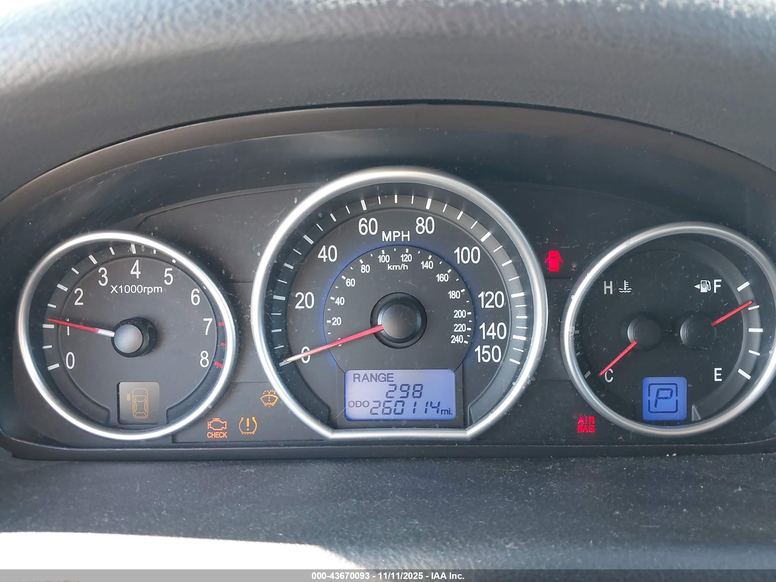 2007 Hyundai Veracruz Gls/limited/se Blue vin: KM8NU13C97U028108