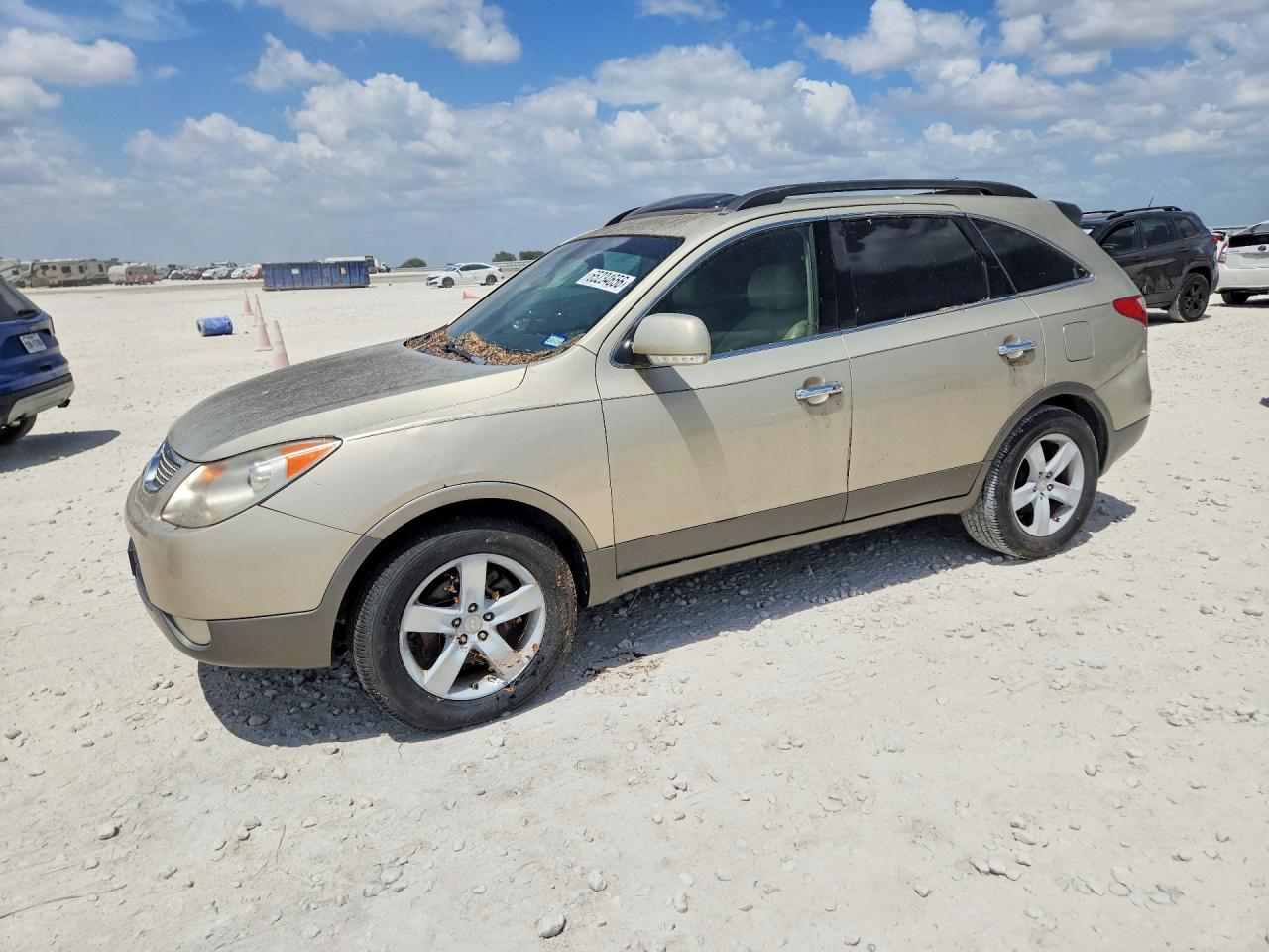 2008 Hyundai Veracruz Gls Beige vin: KM8NU13C98U032189