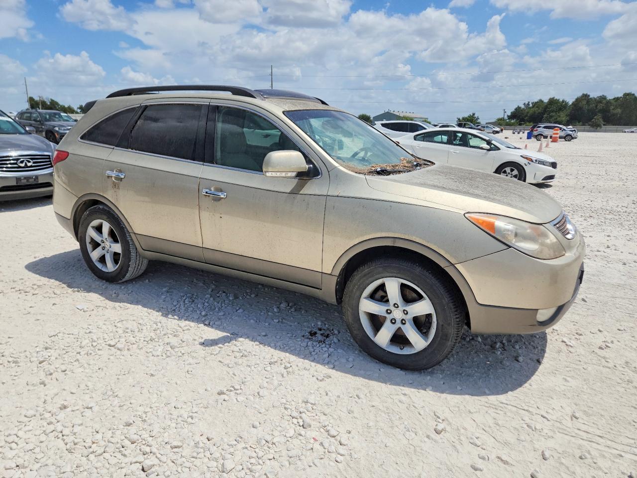 2008 Hyundai Veracruz Gls Beige vin: KM8NU13C98U032189