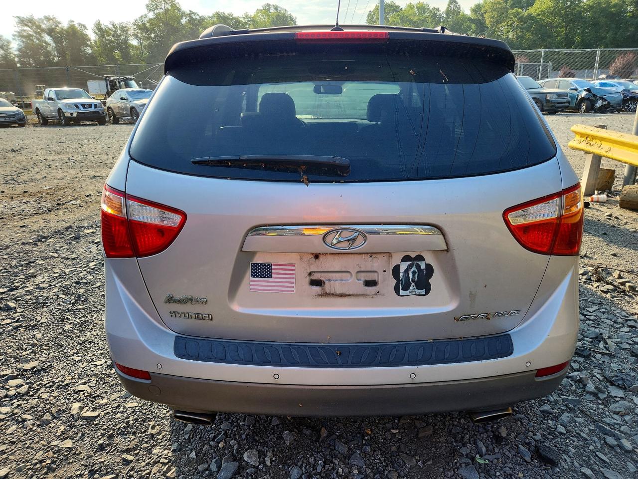 2008 Hyundai Veracruz Gls Silver vin: KM8NU13C98U034864