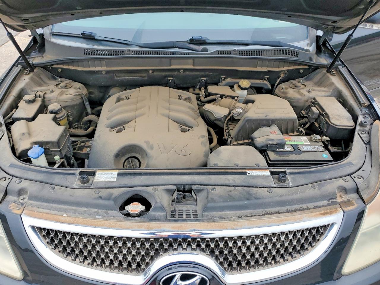 2008 Hyundai Veracruz Gls Black vin: KM8NU13C98U050949