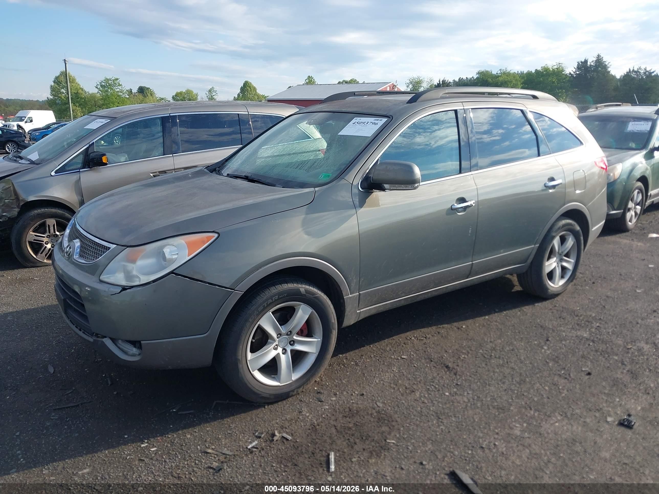2008 Hyundai Veracruz Gls/limited/se Gray vin: KM8NU13C98U065242