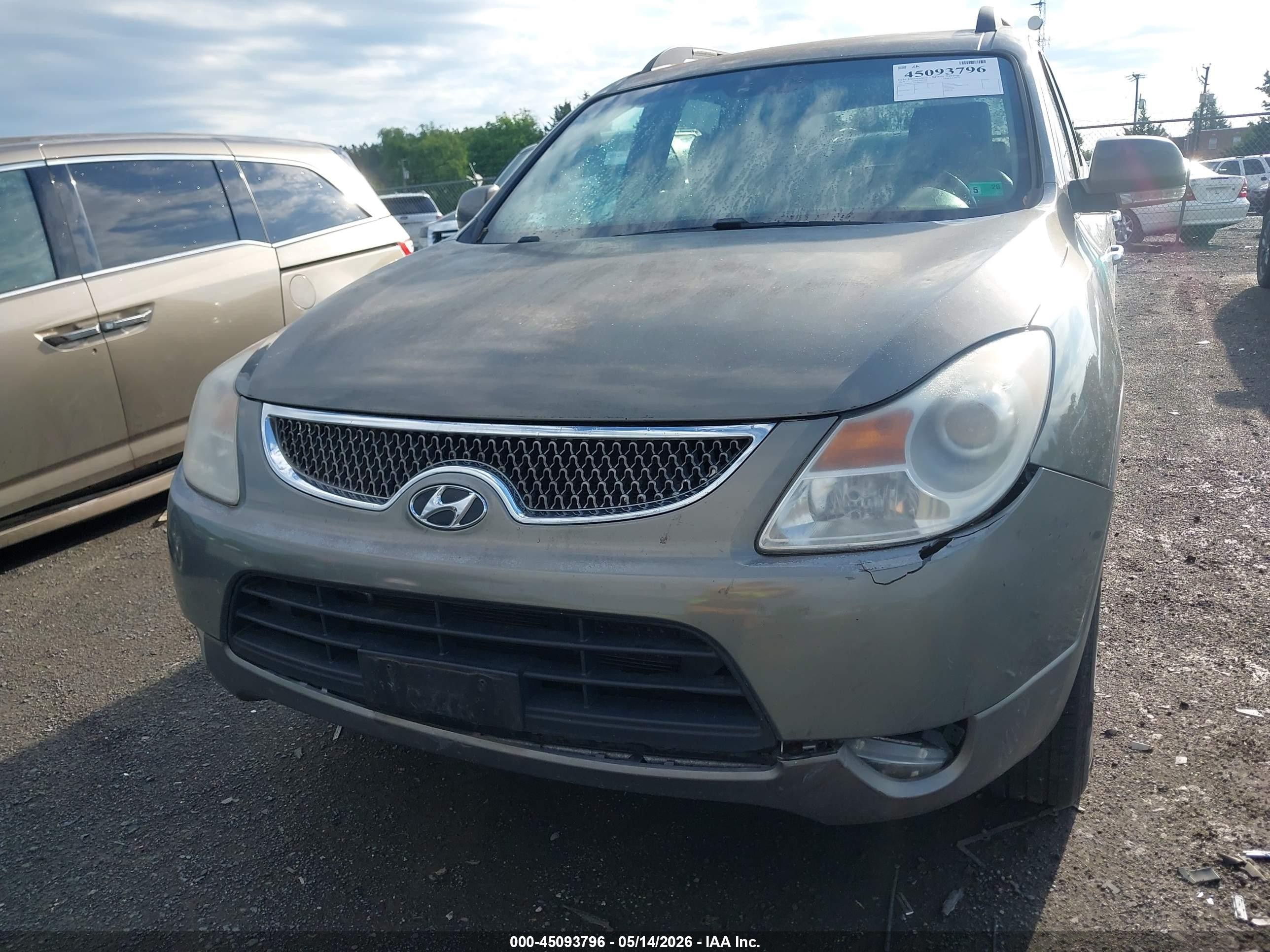2008 Hyundai Veracruz Gls/limited/se Gray vin: KM8NU13C98U065242