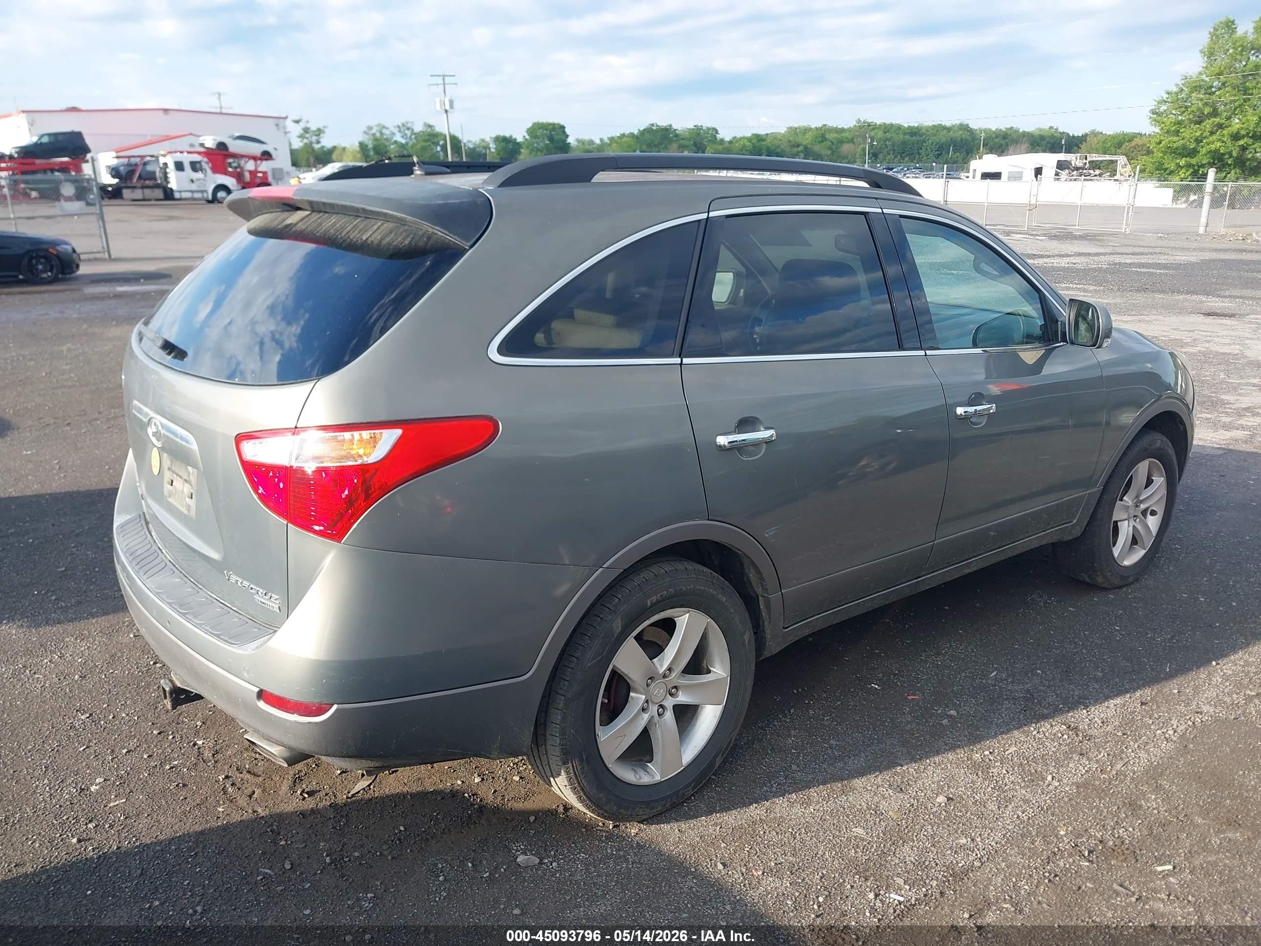 2008 Hyundai Veracruz Gls/limited/se Gray vin: KM8NU13C98U065242