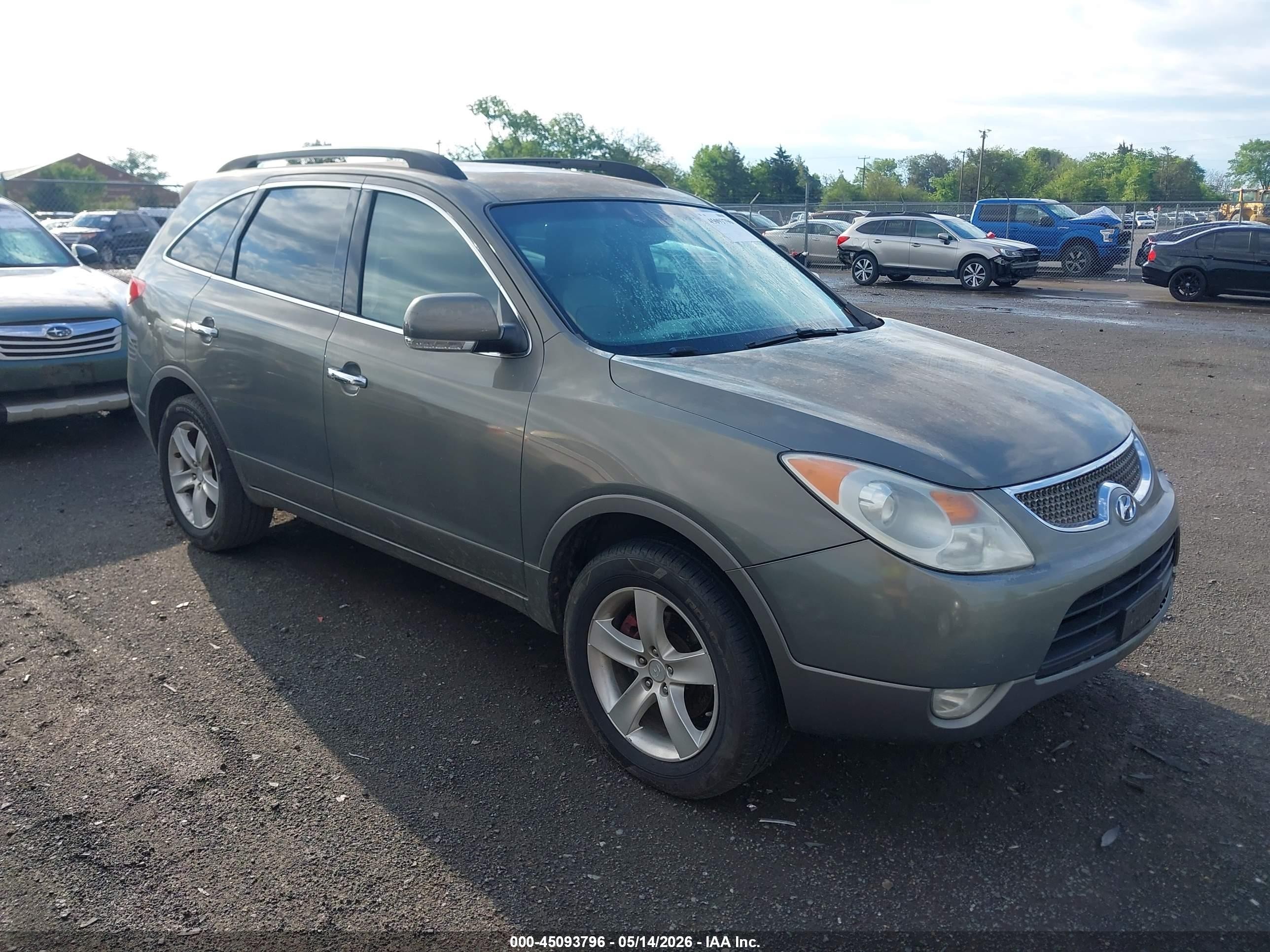 2008 Hyundai Veracruz Gls/limited/se Gray vin: KM8NU13C98U065242