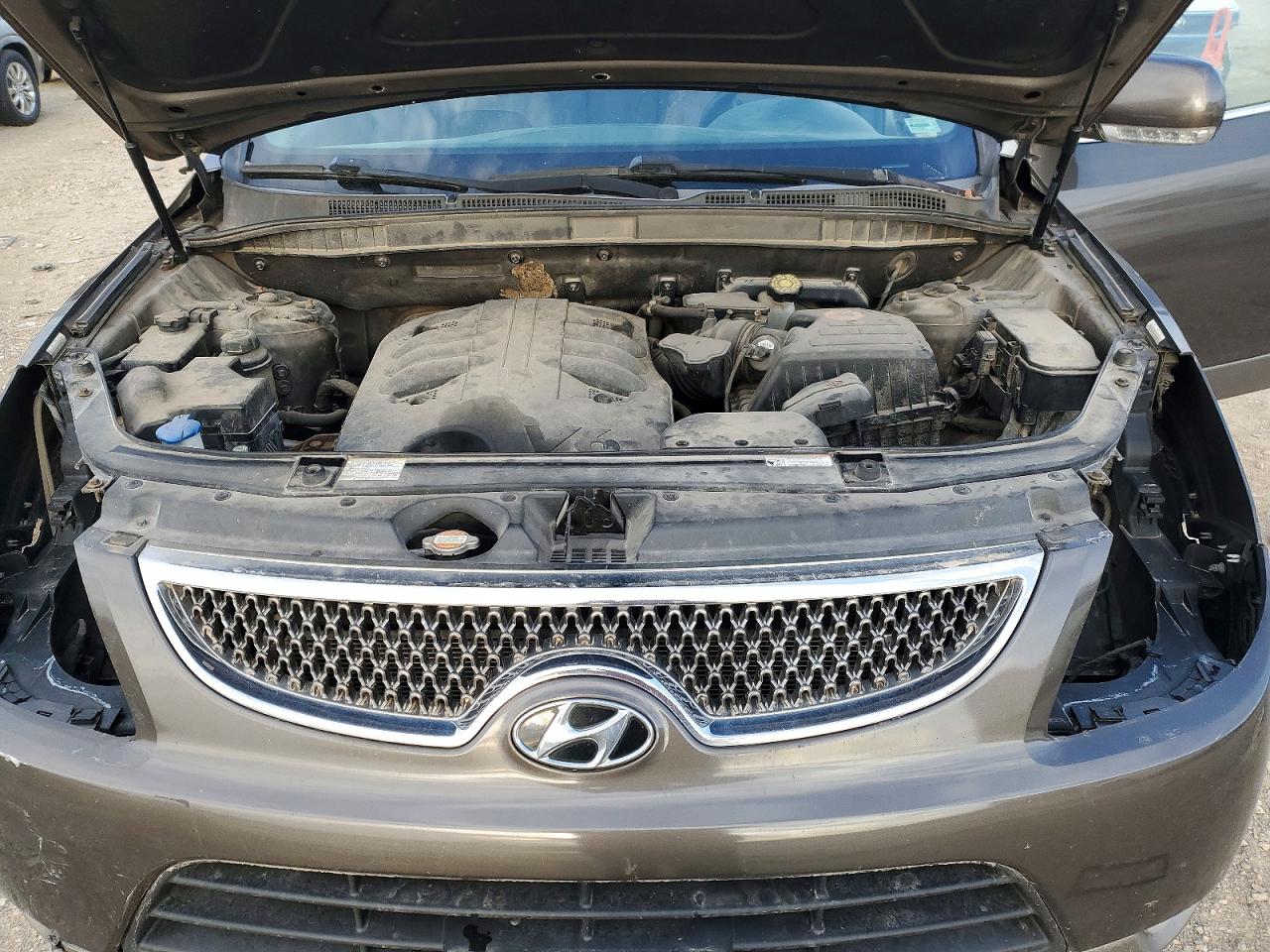 2008 Hyundai Veracruz Gls Brown vin: KM8NU13C98U069243