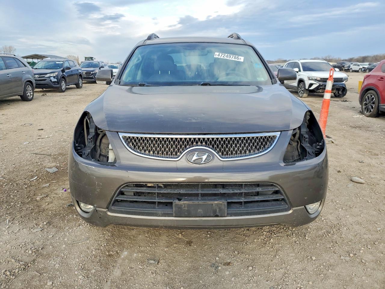 2008 Hyundai Veracruz Gls Brown vin: KM8NU13C98U069243