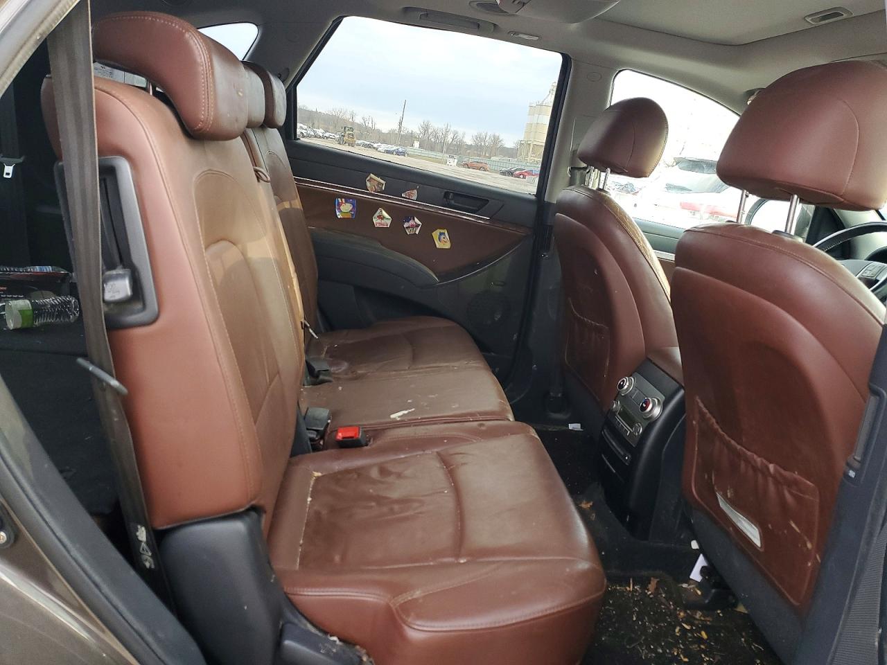 2008 Hyundai Veracruz Gls Brown vin: KM8NU13C98U069243