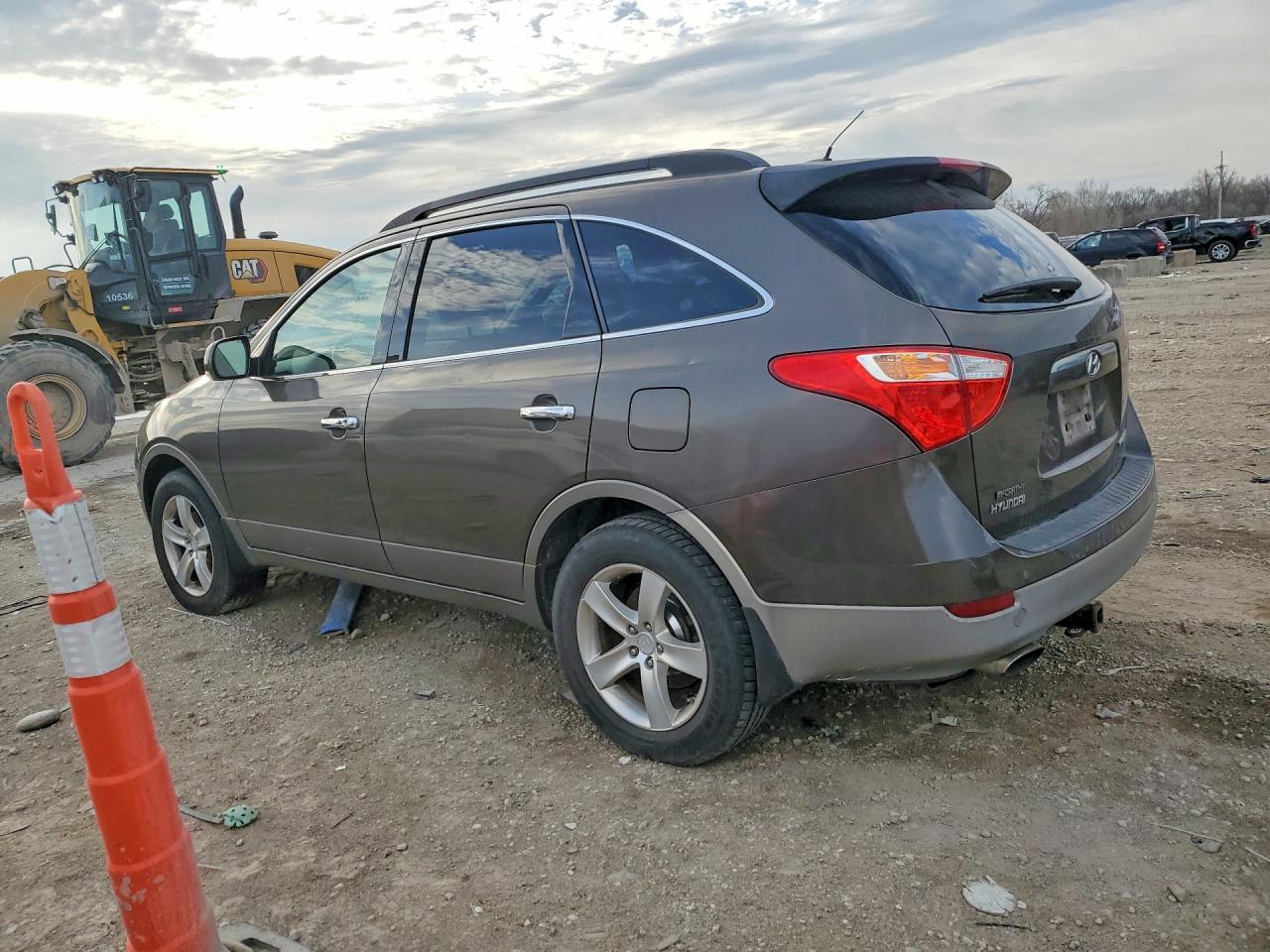 2008 Hyundai Veracruz Gls Brown vin: KM8NU13C98U069243