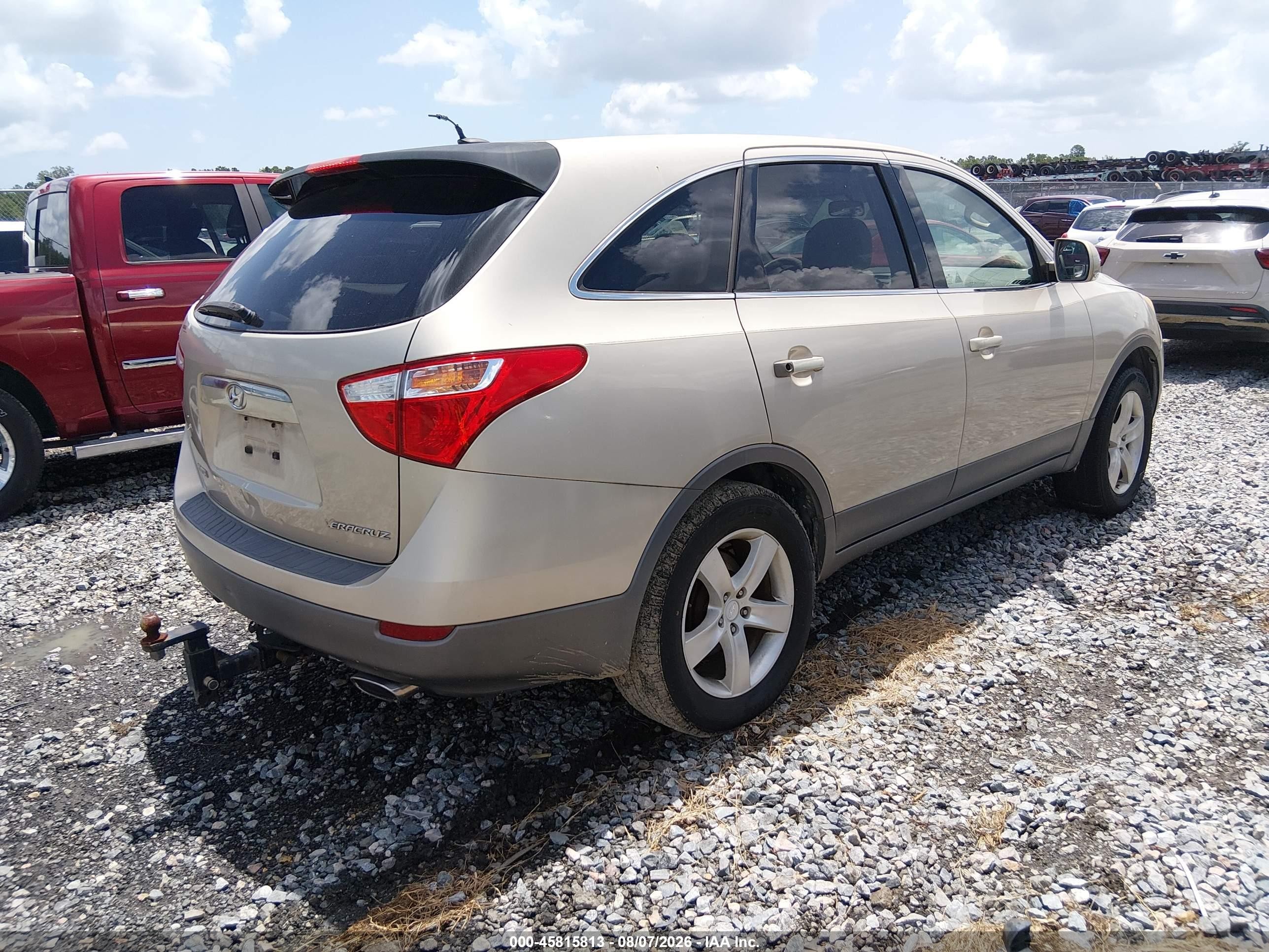 2008 Hyundai Veracruz Gls/limited/se Gold vin: KM8NU13CX8U030984