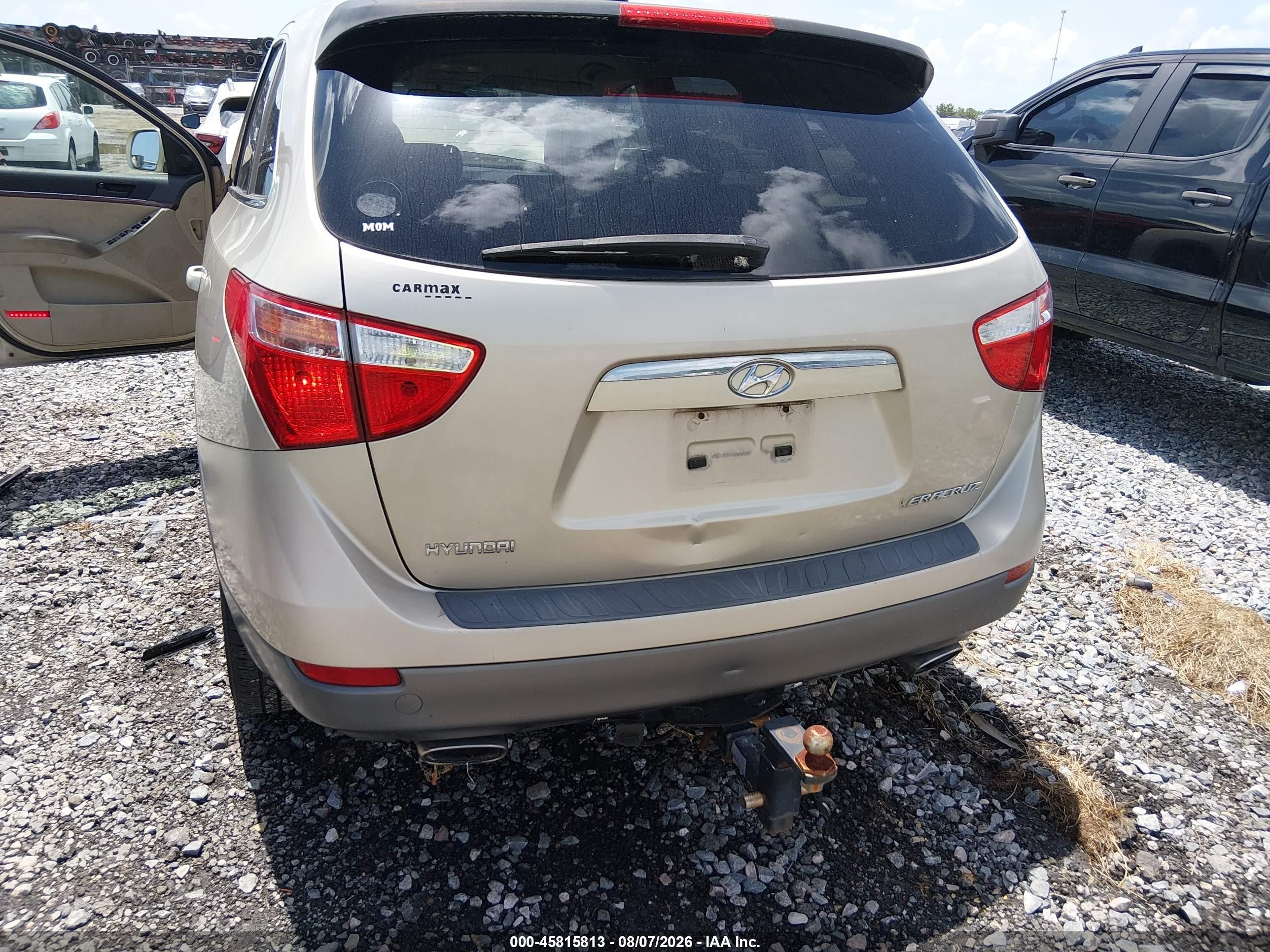 2008 Hyundai Veracruz Gls/limited/se Gold vin: KM8NU13CX8U030984