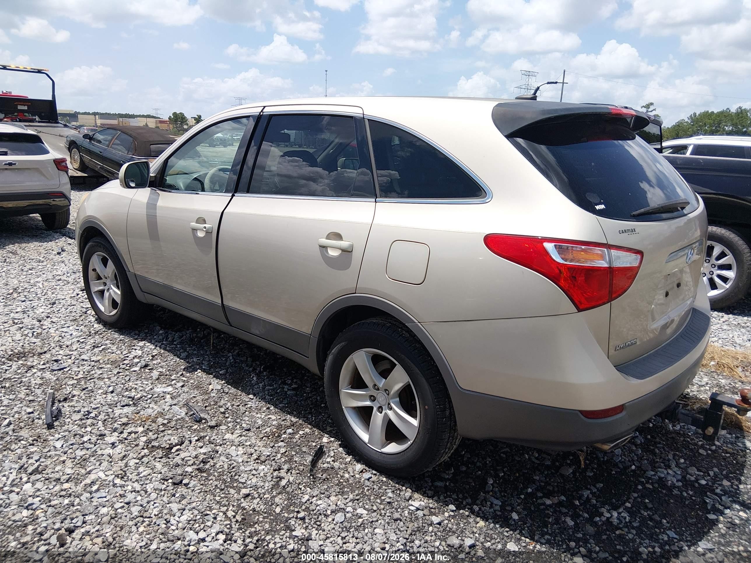 2008 Hyundai Veracruz Gls/limited/se Gold vin: KM8NU13CX8U030984