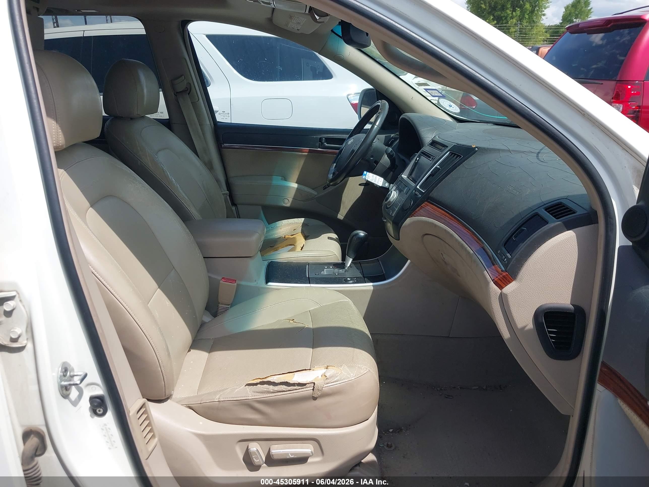 2008 Hyundai Veracruz Gls/limited/se White vin: KM8NU13CX8U033996