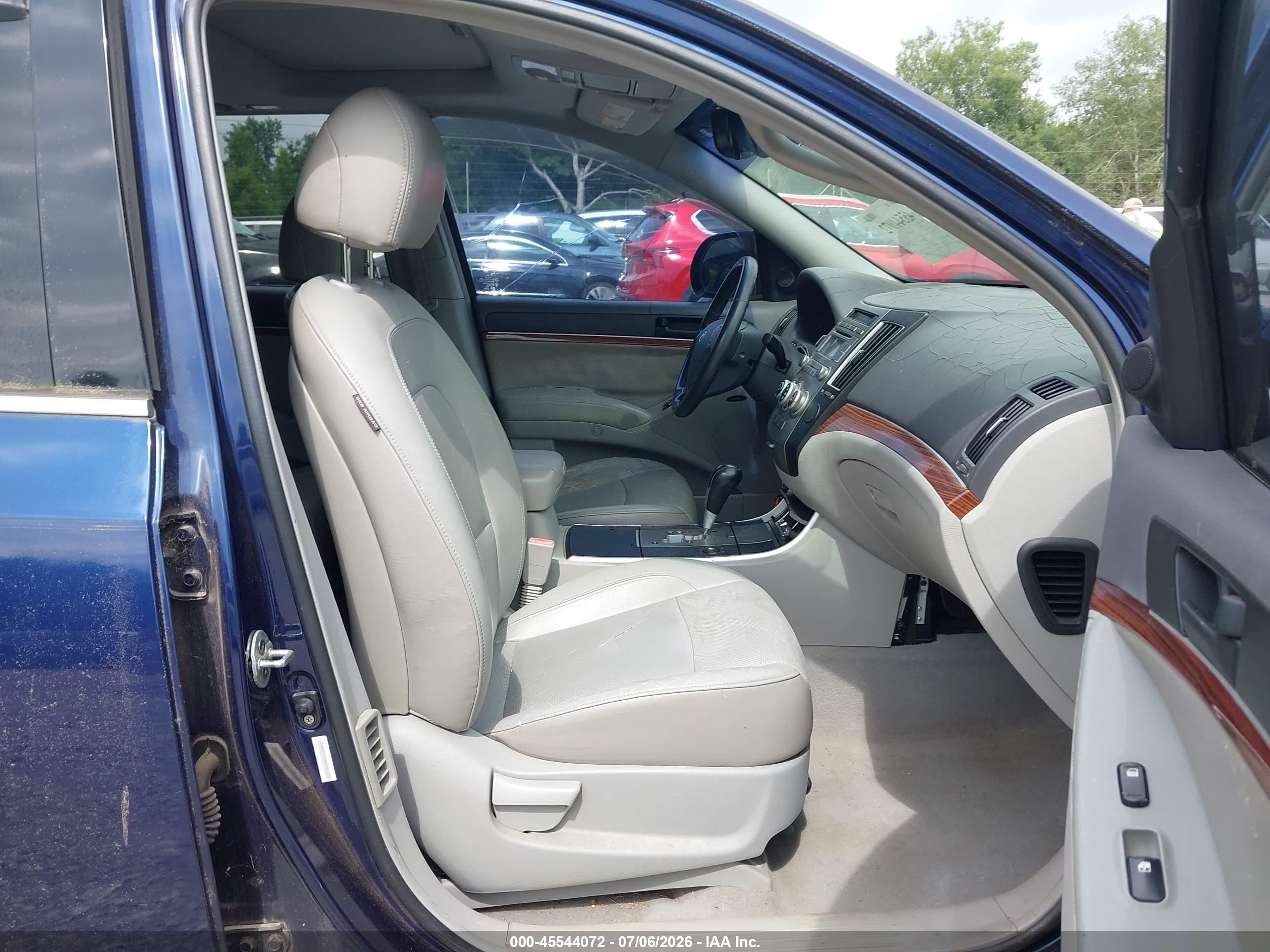 2008 Hyundai Veracruz Gls/limited/se Blue vin: KM8NU13CX8U035375