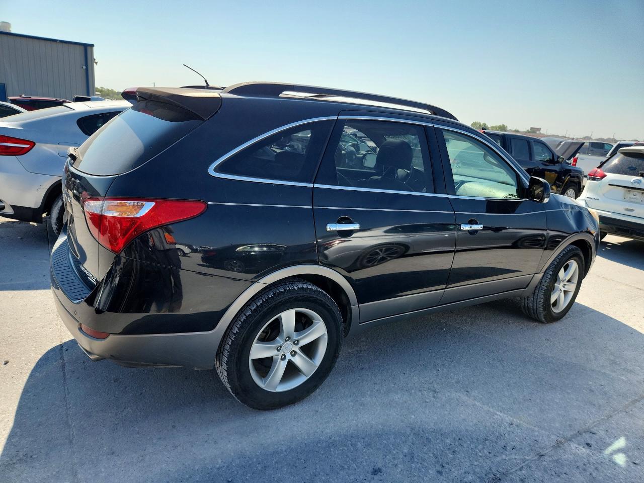 2008 Hyundai Veracruz Gls Black vin: KM8NU13CX8U069039